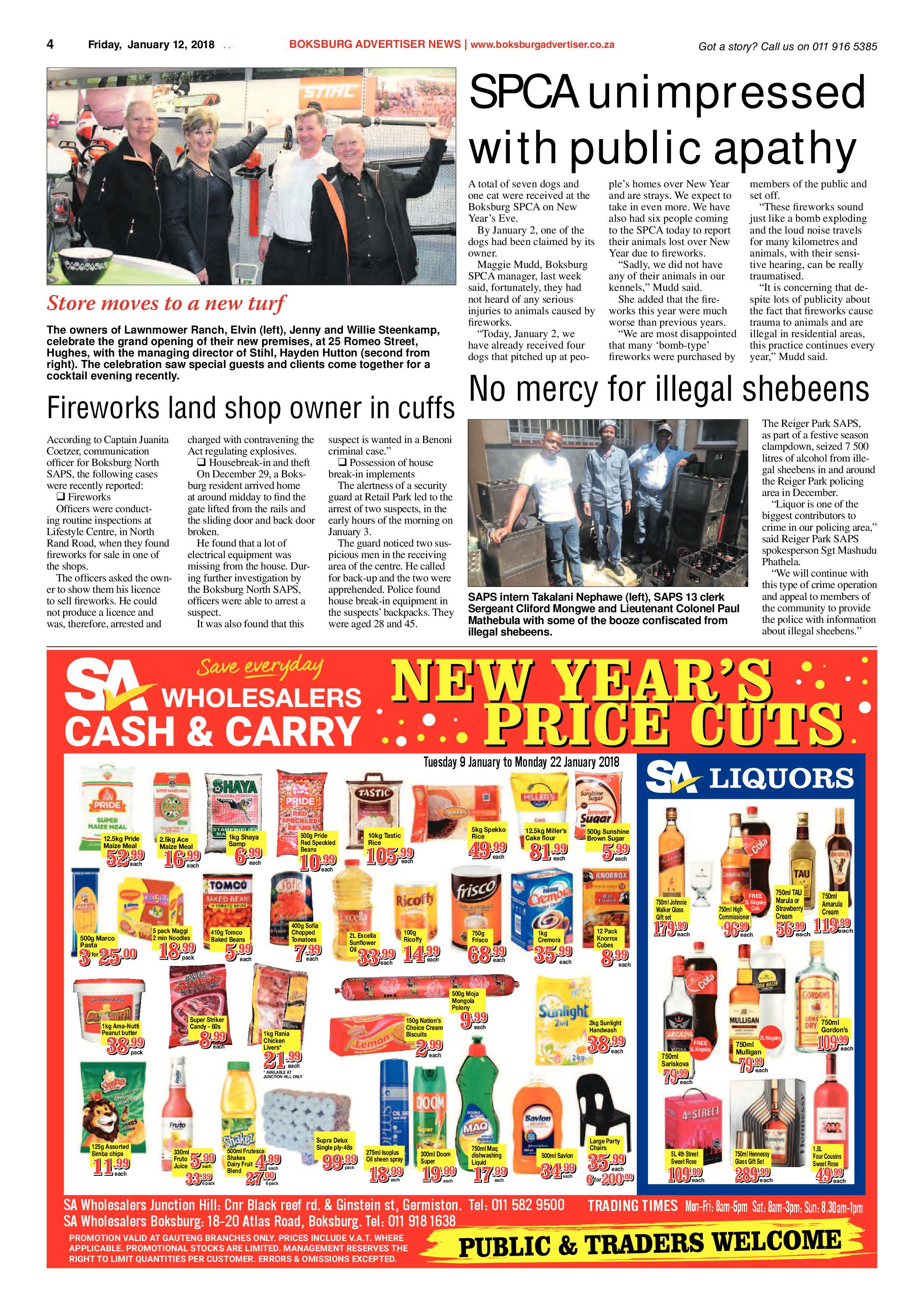 Boksburg Advertiser 09 January 2017 page 4