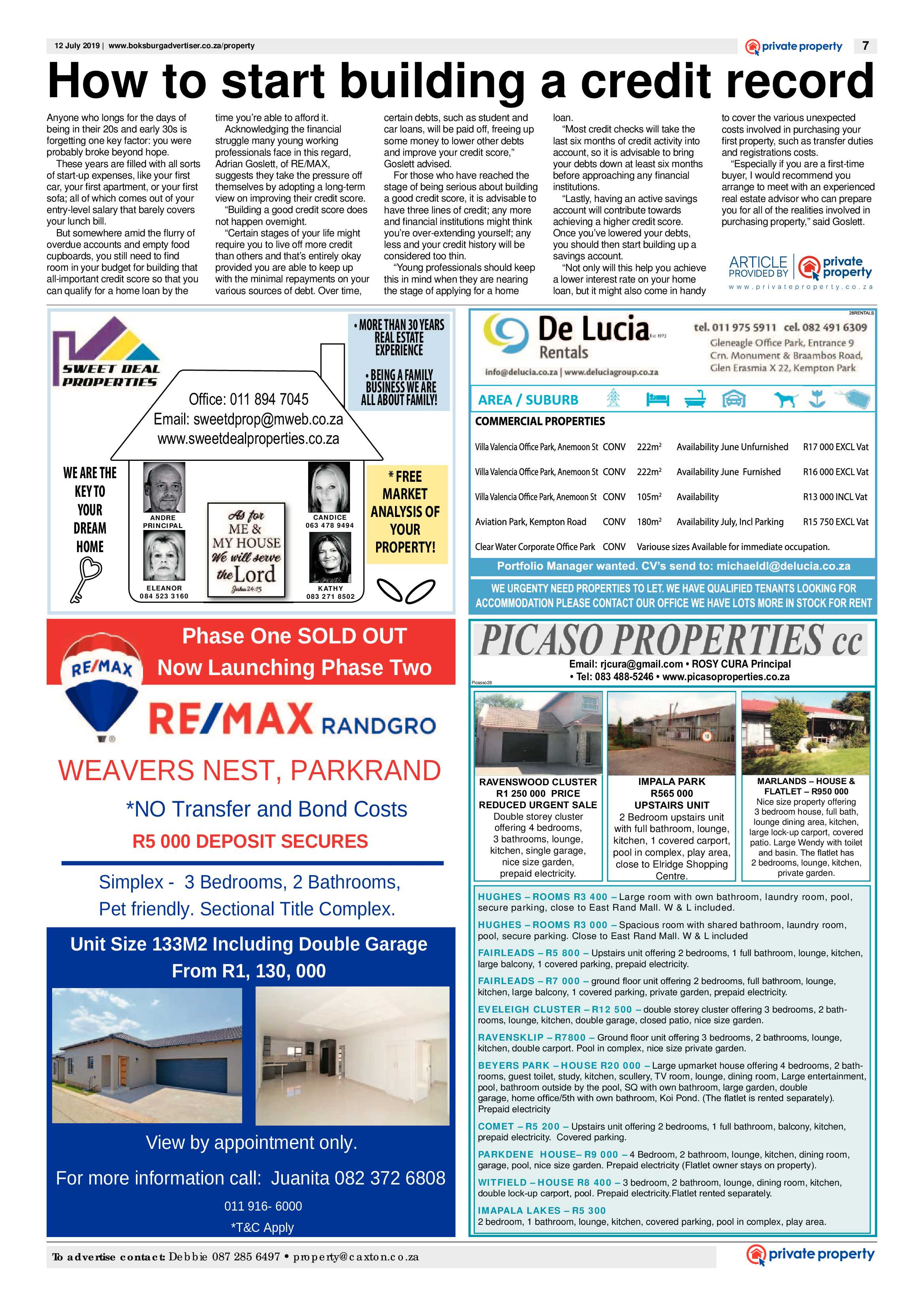 Boksburg Advertiser 09 July 2019 page 7