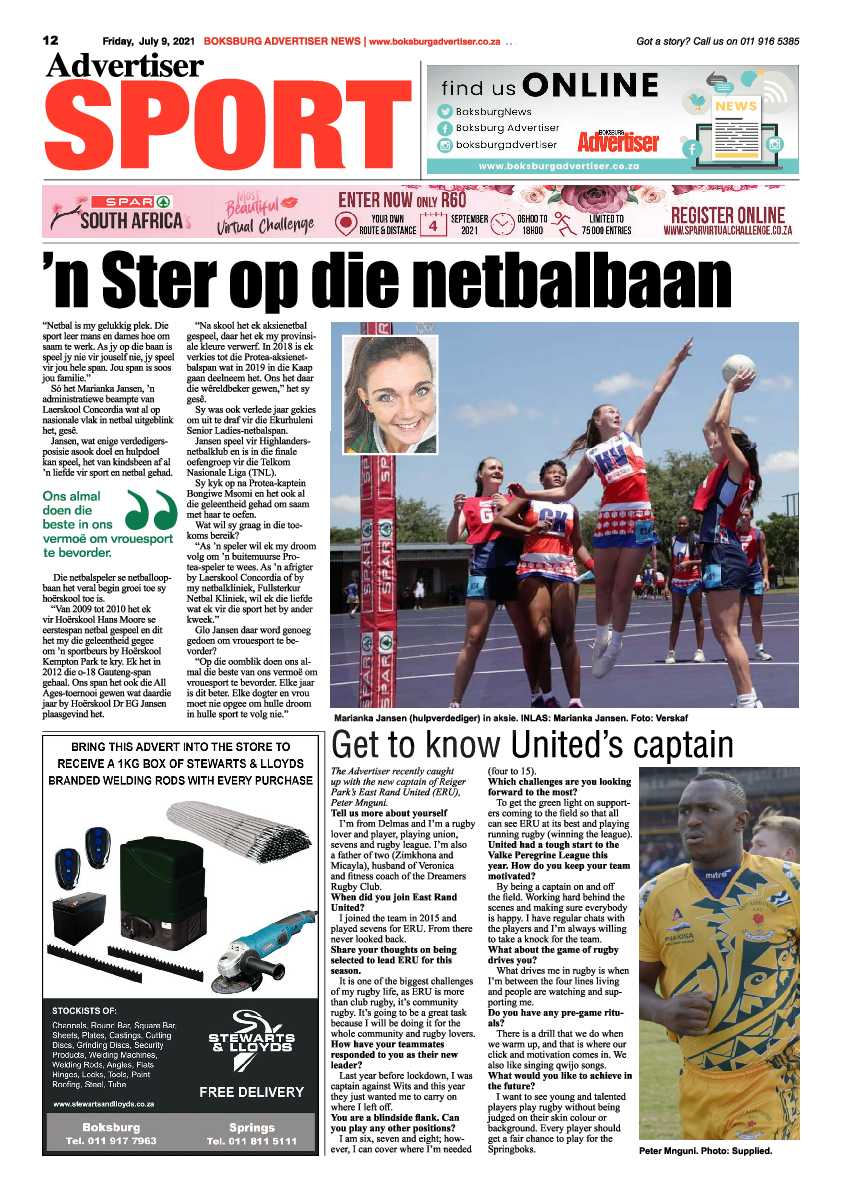 Boksburg Advertiser 09 July 2021 page 12