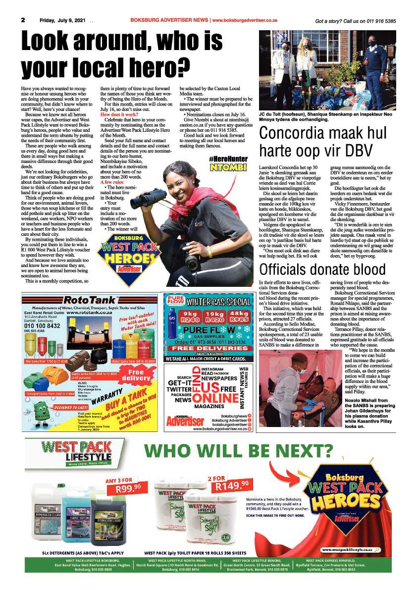 Boksburg Advertiser 09 July 2021 page 2
