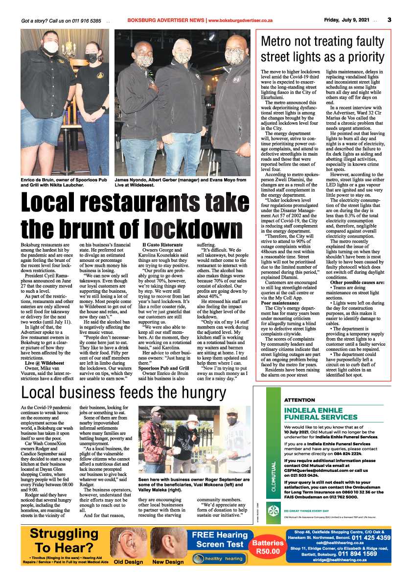 Boksburg Advertiser 09 July 2021 page 3