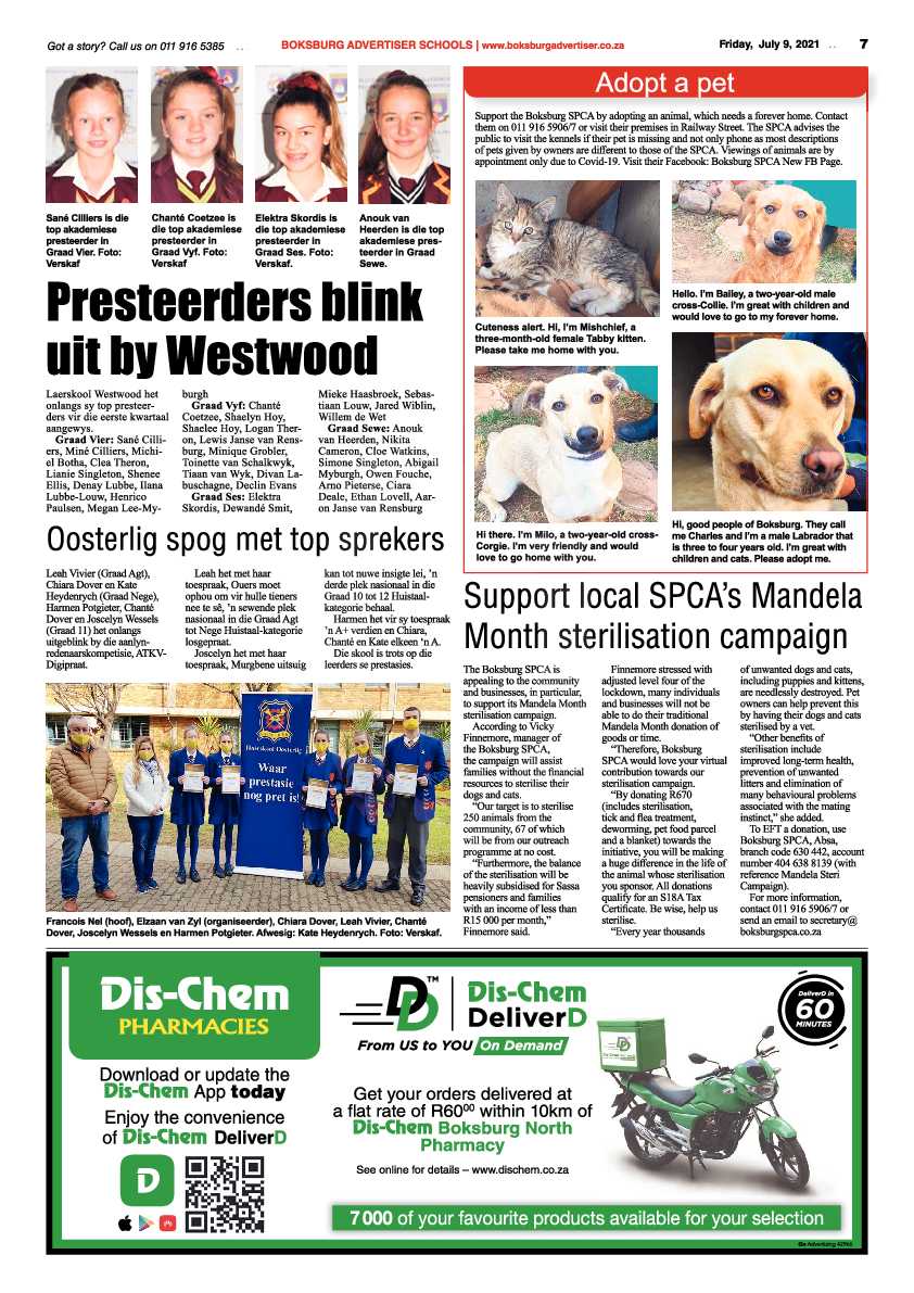 Boksburg Advertiser 09 July 2021 page 7