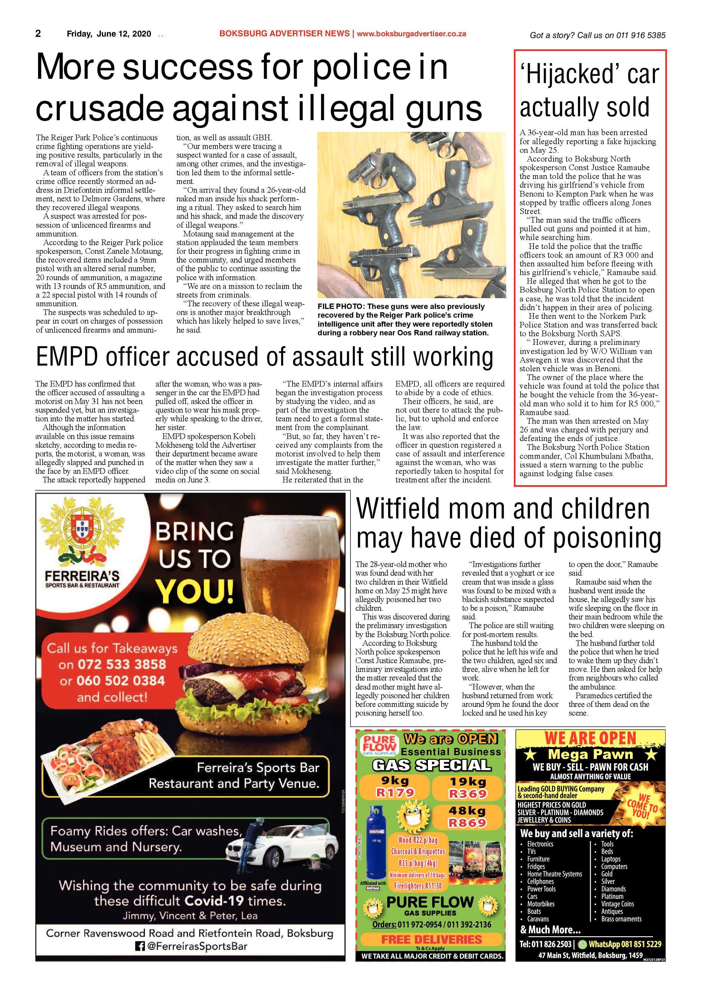 Boksburg Advertiser 09 June 2020 page 2