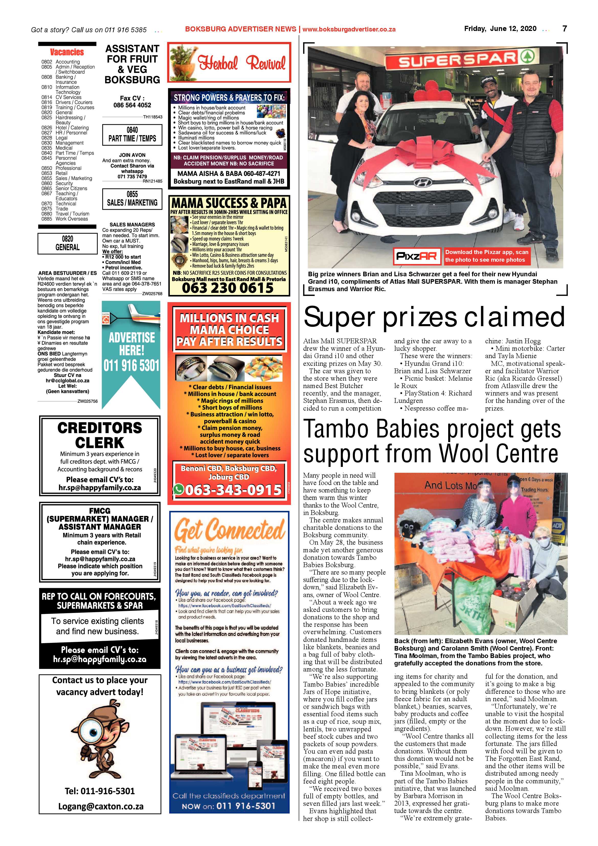 Boksburg Advertiser 09 June 2020 page 7