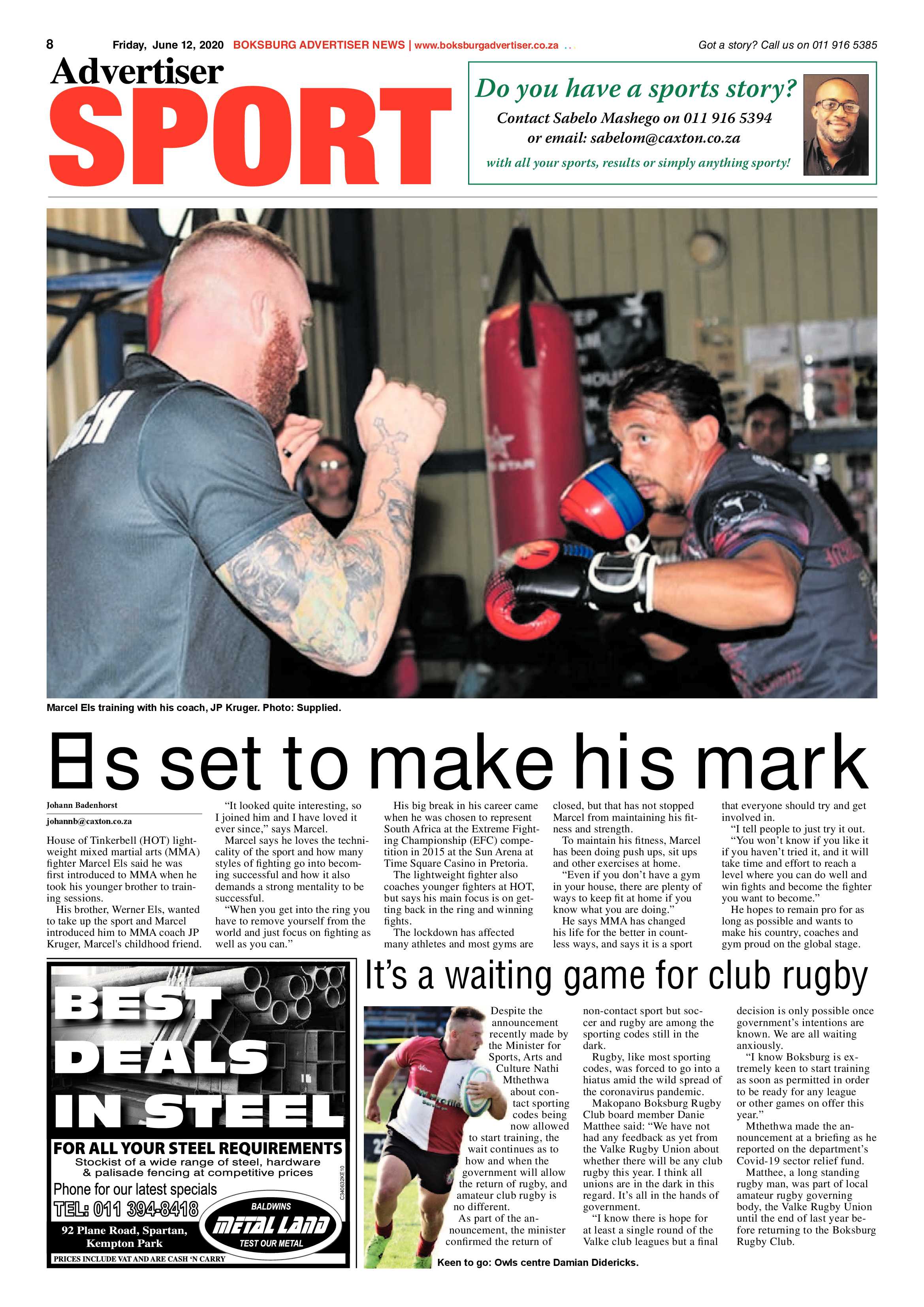 Boksburg Advertiser 09 June 2020 page 8