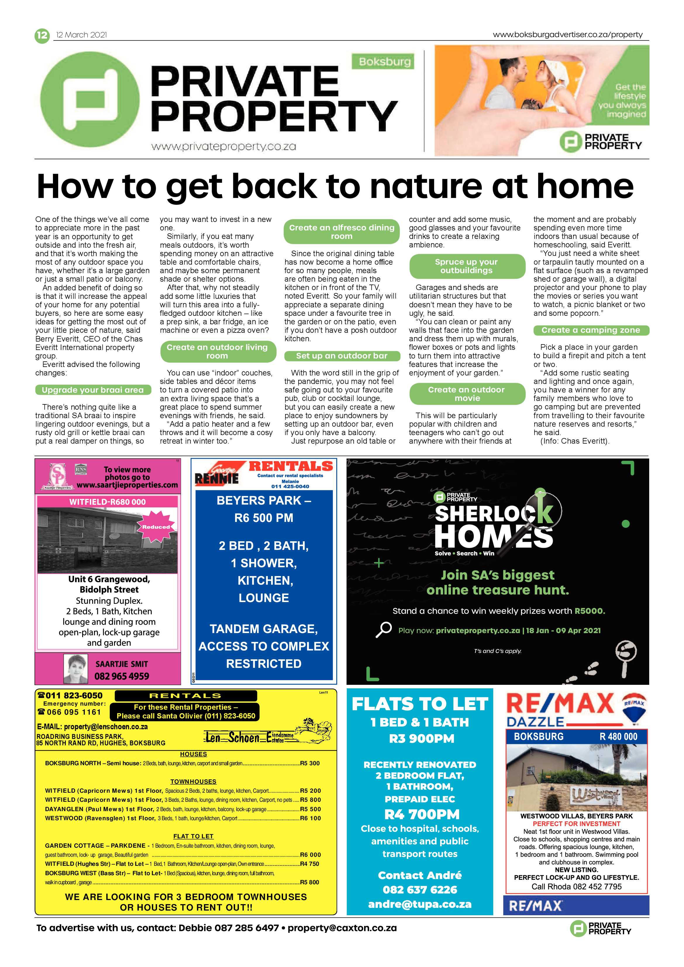 Boksburg Advertiser 09 March 2021 page 12