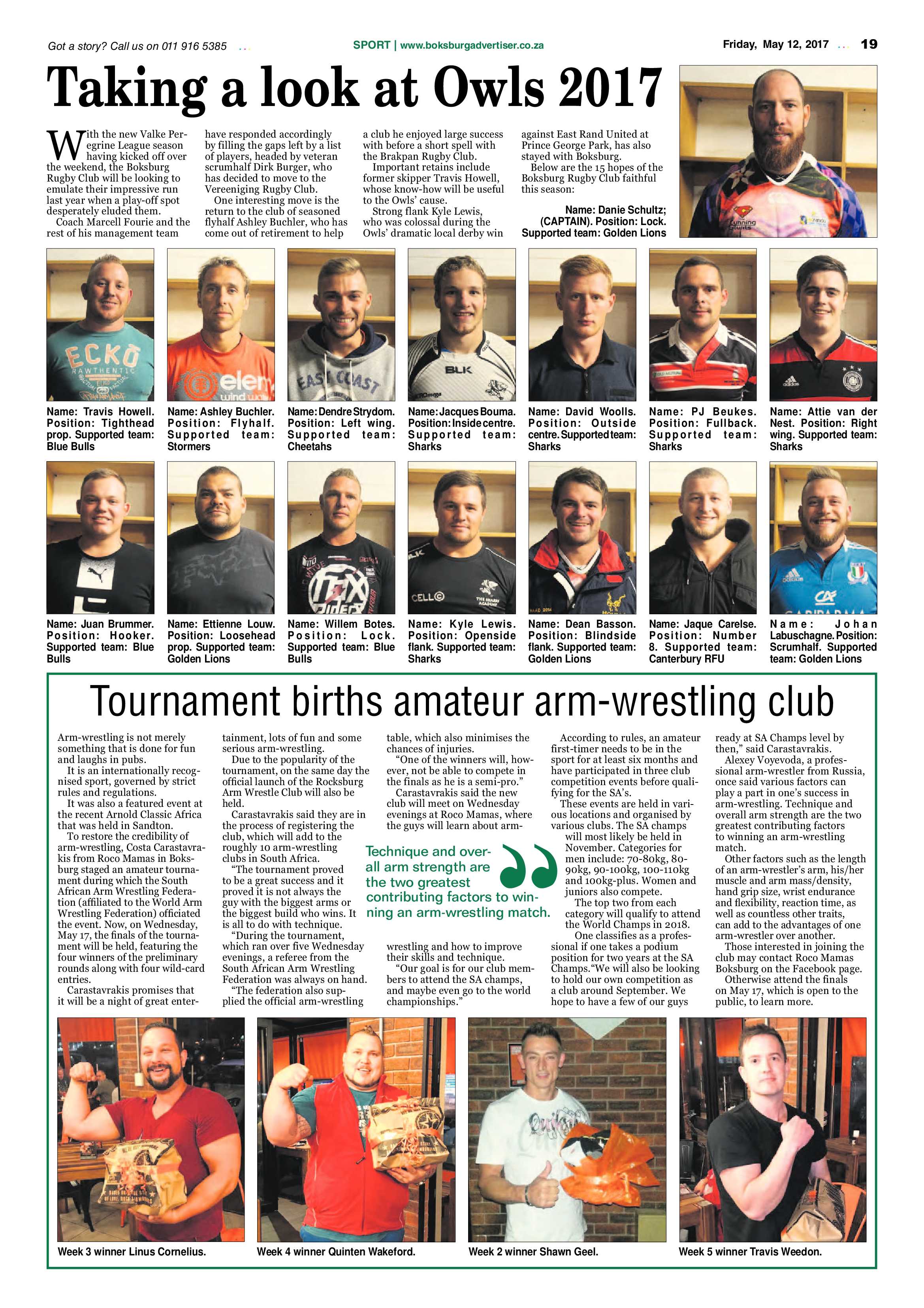 Boksburg Advertiser 09 May 2017 page 19