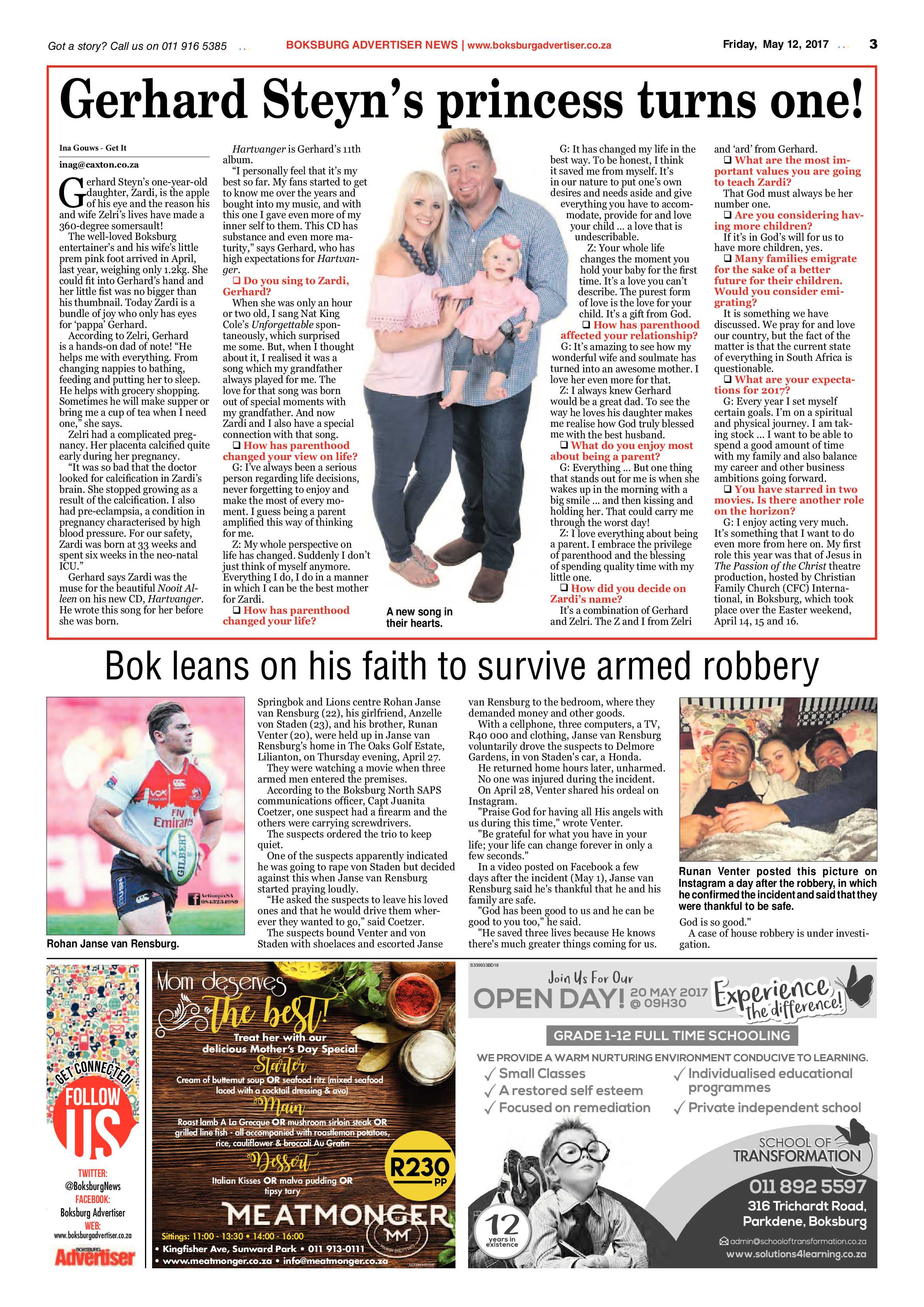 Boksburg Advertiser 09 May 2017 page 3