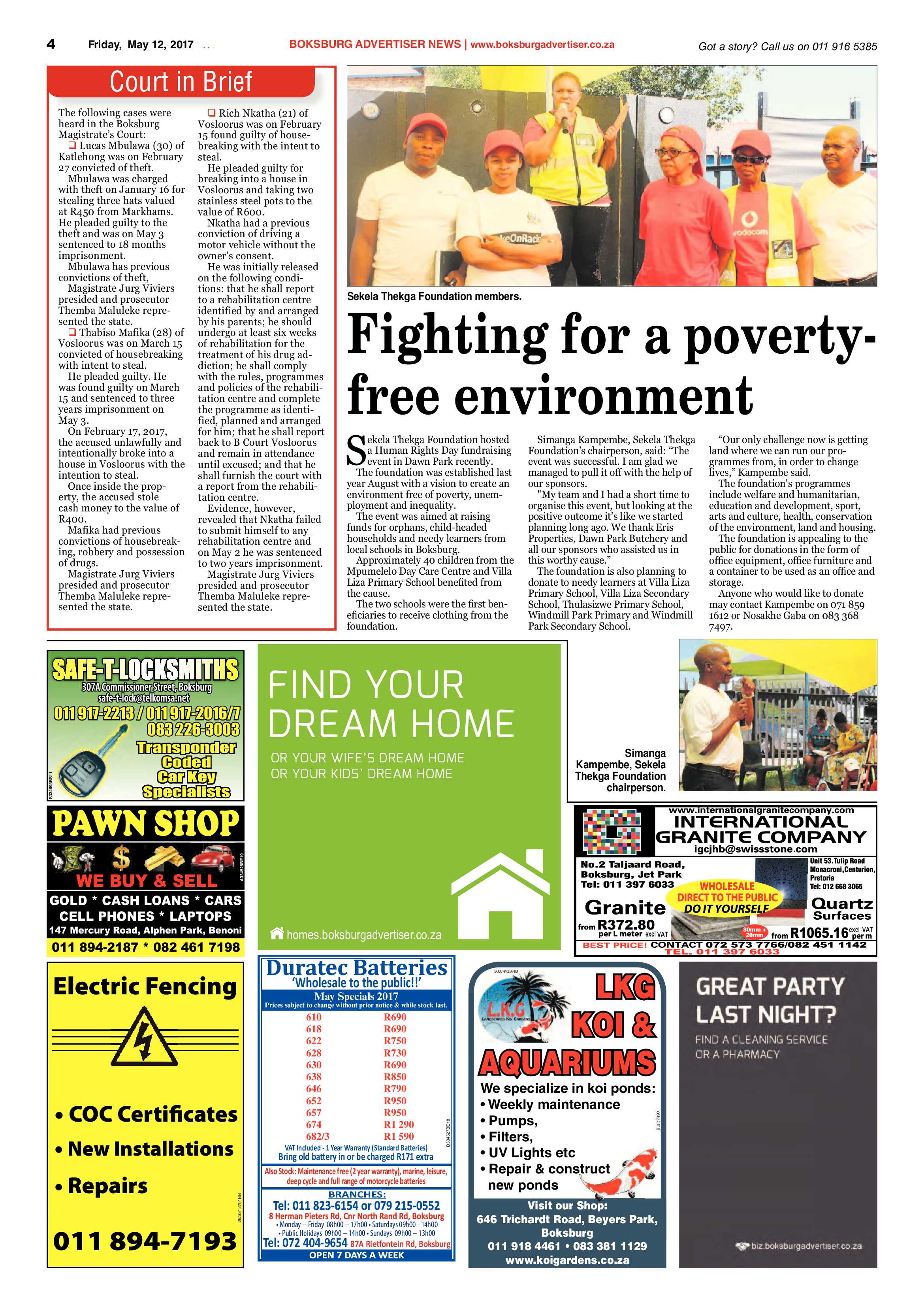Boksburg Advertiser 09 May 2017 page 4