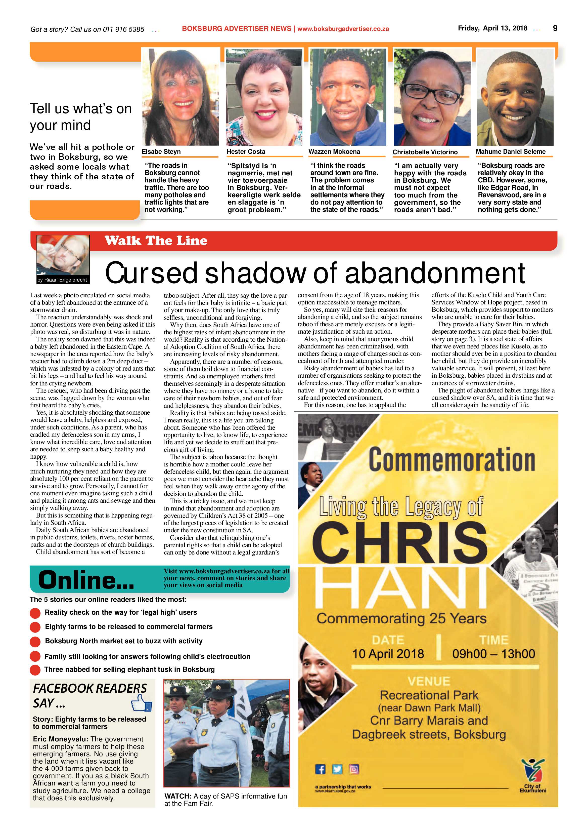 Boksburg Advertiser 10 April 2018 page 9