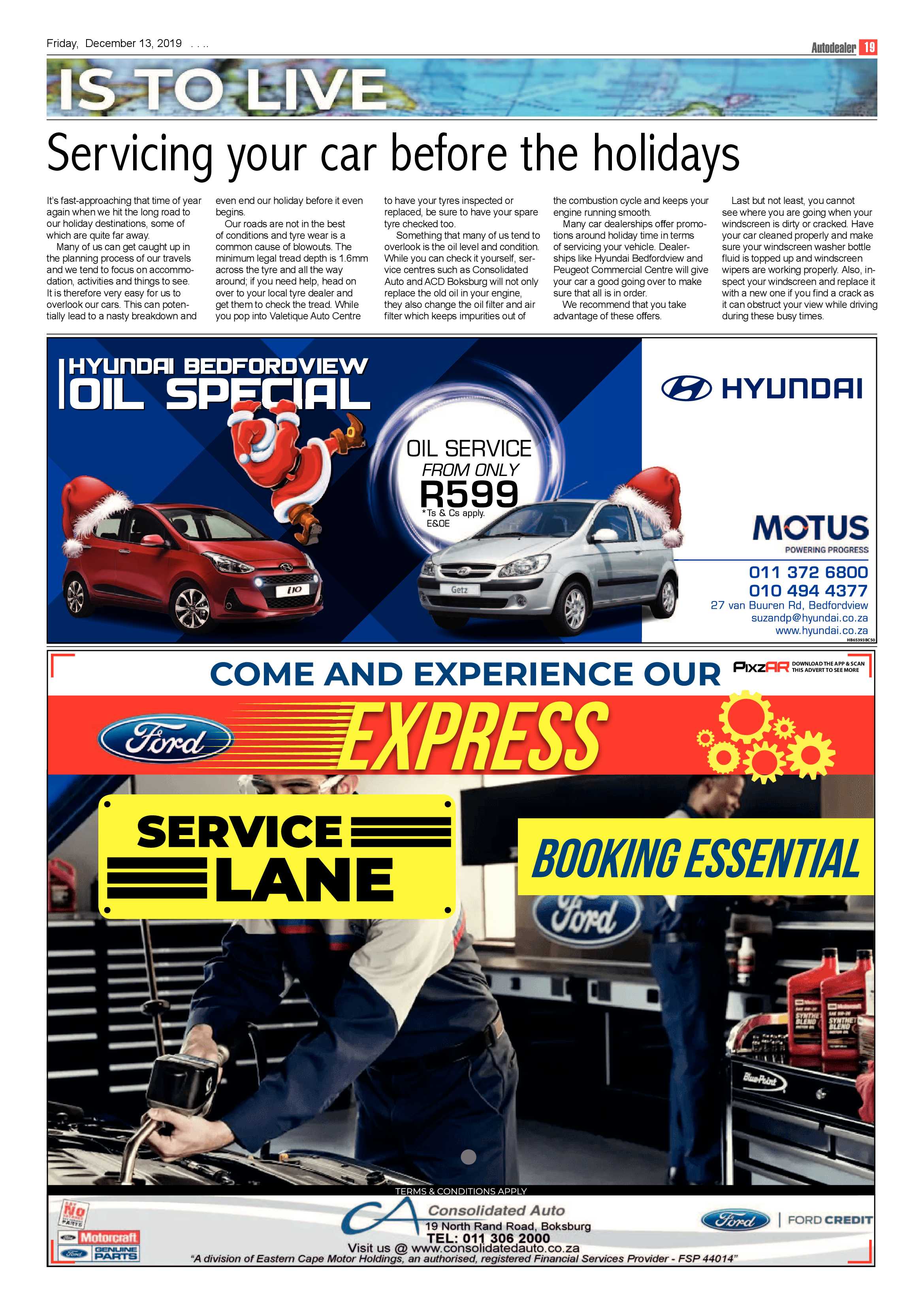 Boksburg Advertiser 10 December 2019 page 19