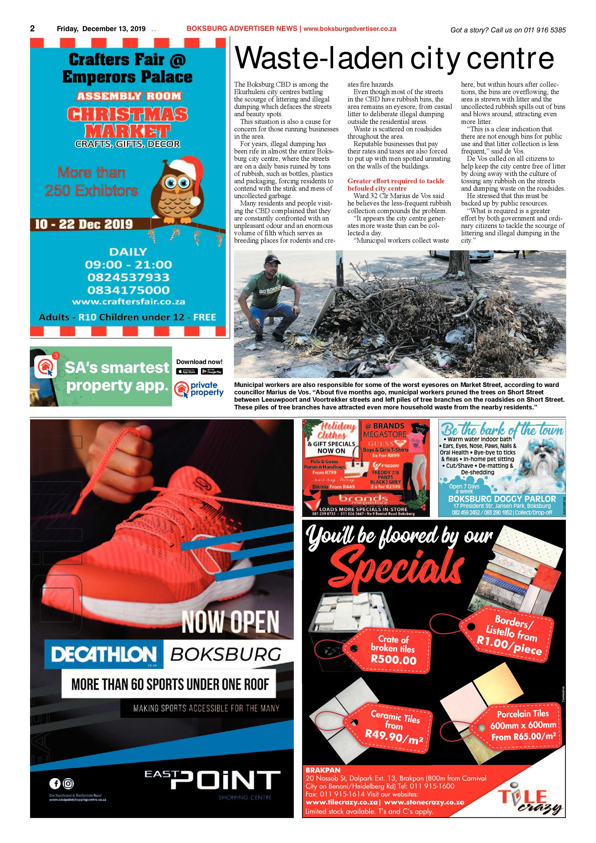Boksburg Advertiser 10 December 2019 page 2