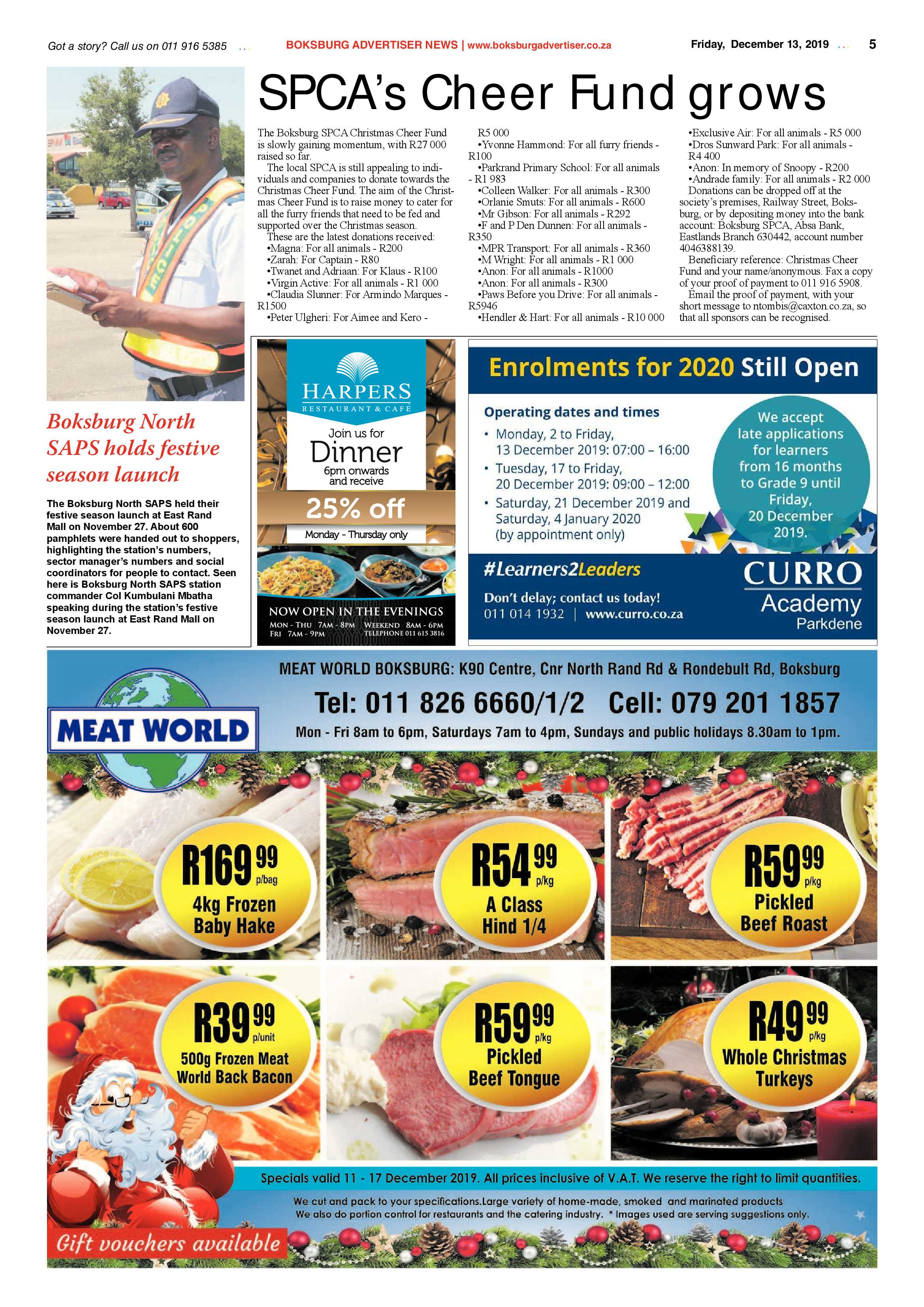 Boksburg Advertiser 10 December 2019 page 5