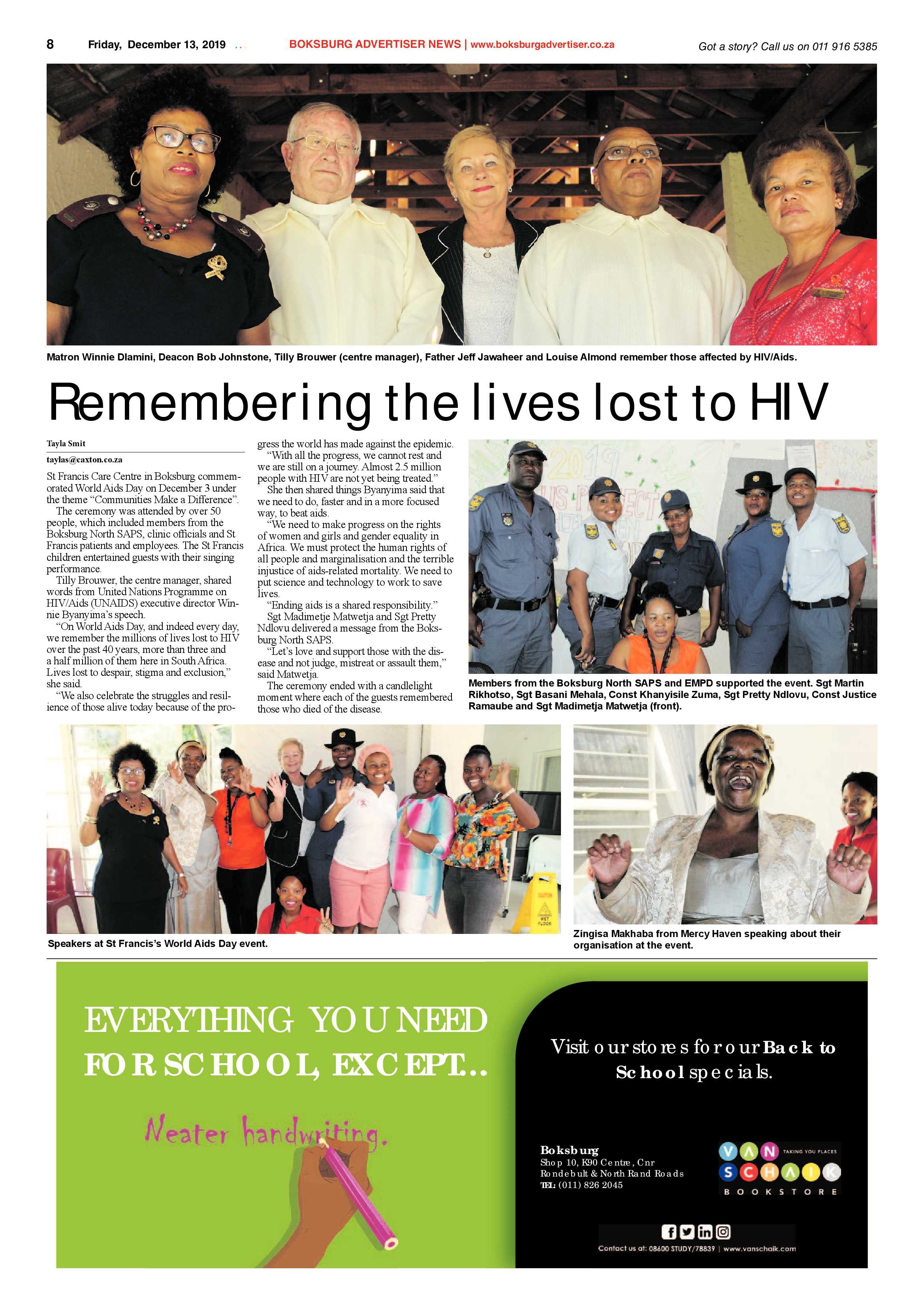 Boksburg Advertiser 10 December 2019 page 8
