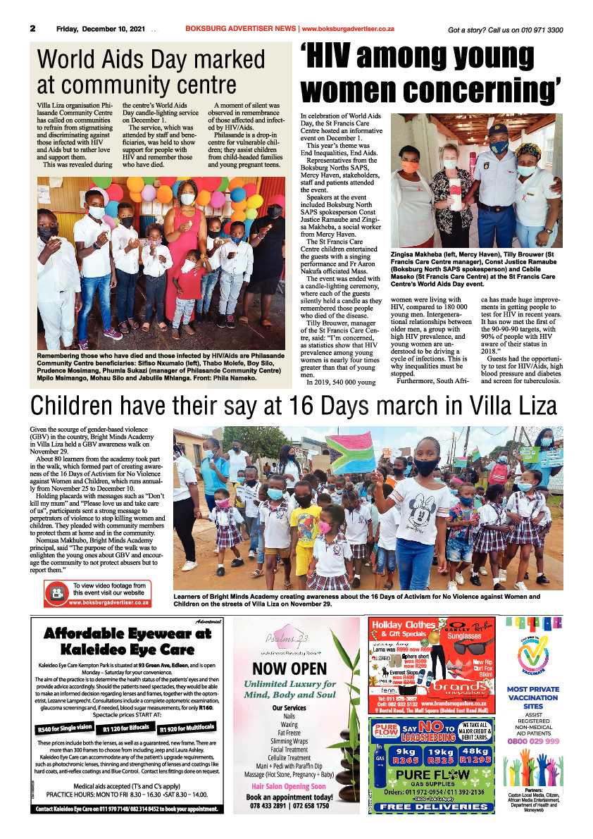 Boksburg Advertiser 10 December 2021 page 4