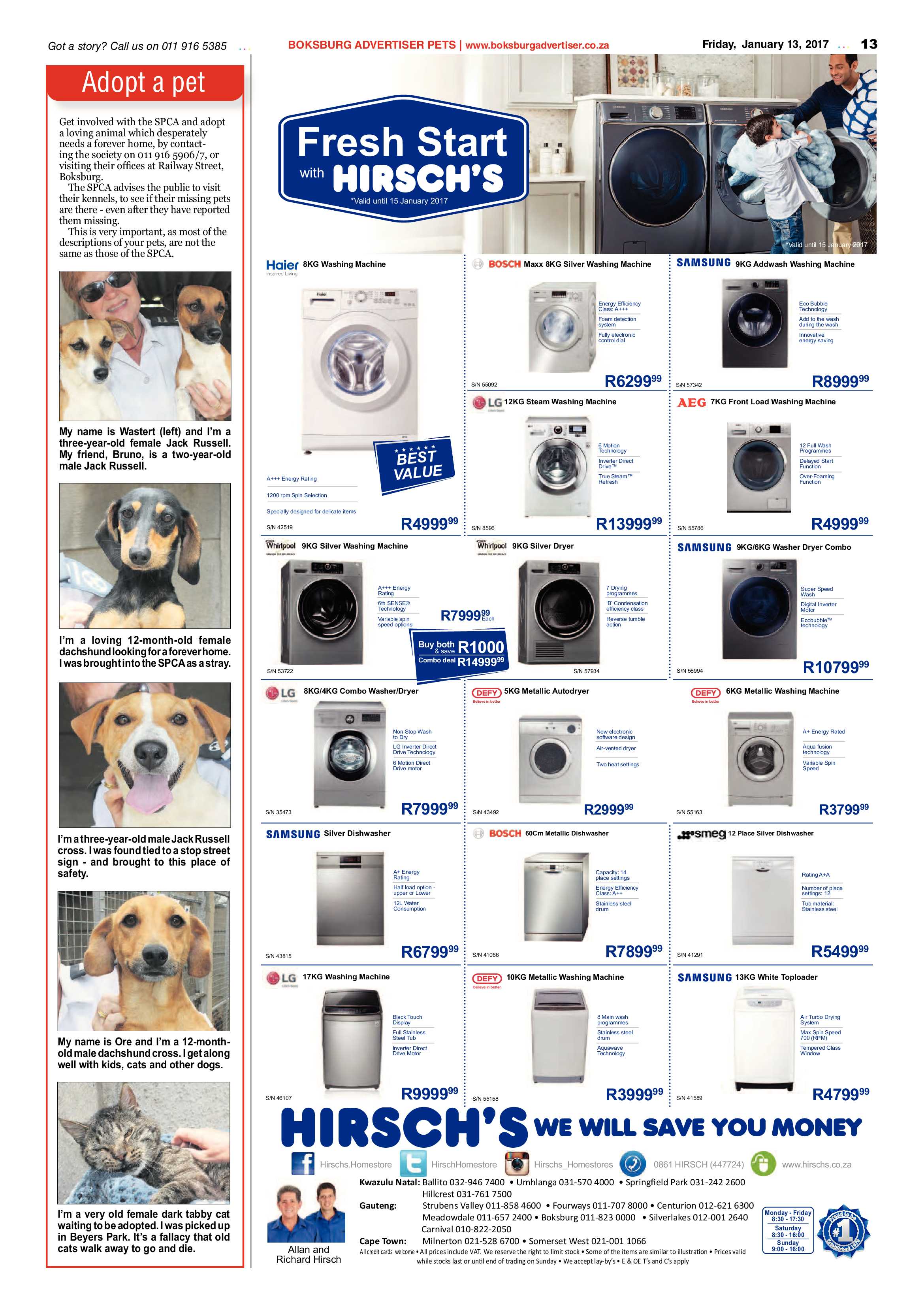Boksburg Advertiser 10 January 2017 page 13