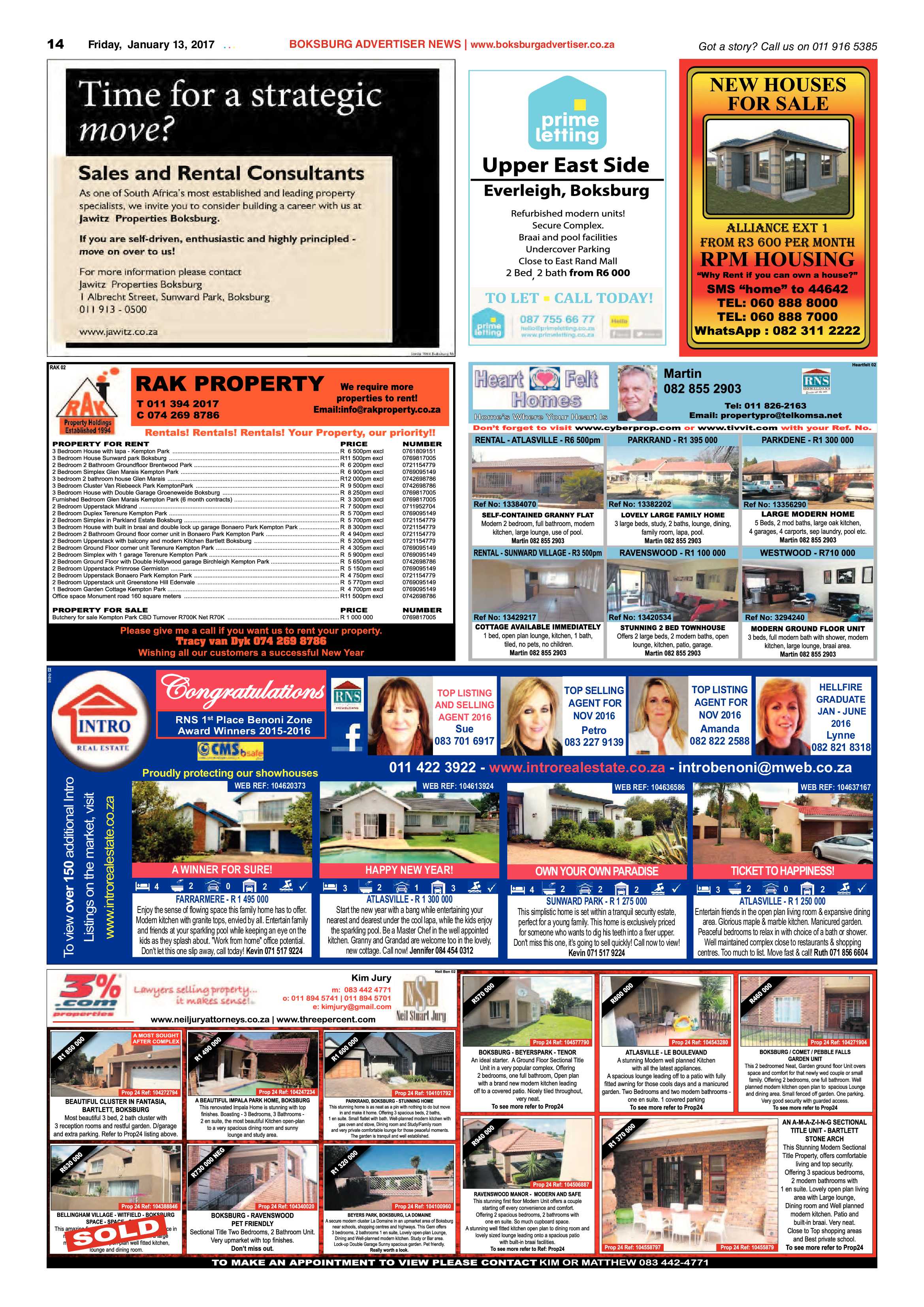 Boksburg Advertiser 10 January 2017 page 14