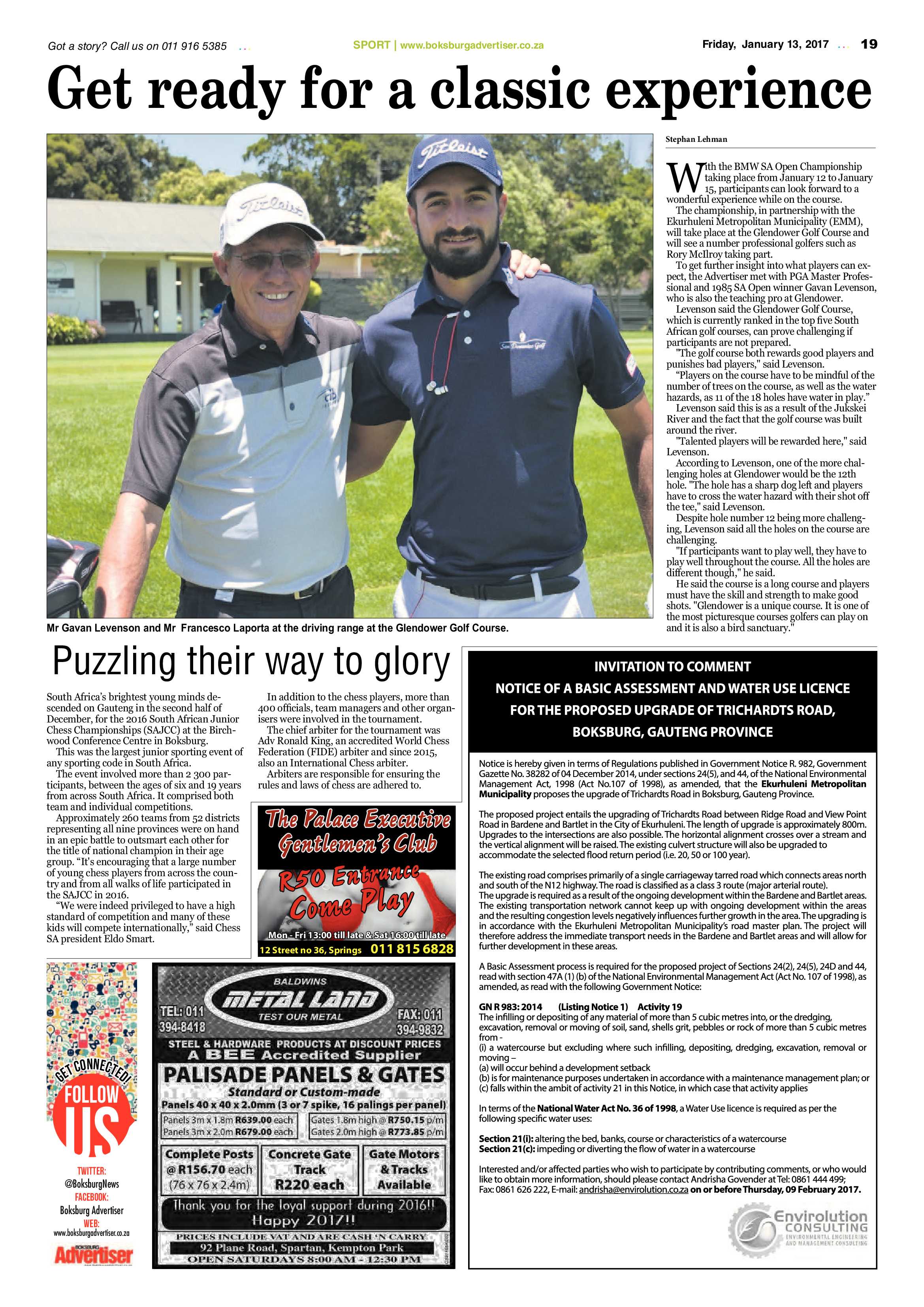 Boksburg Advertiser 10 January 2017 page 19