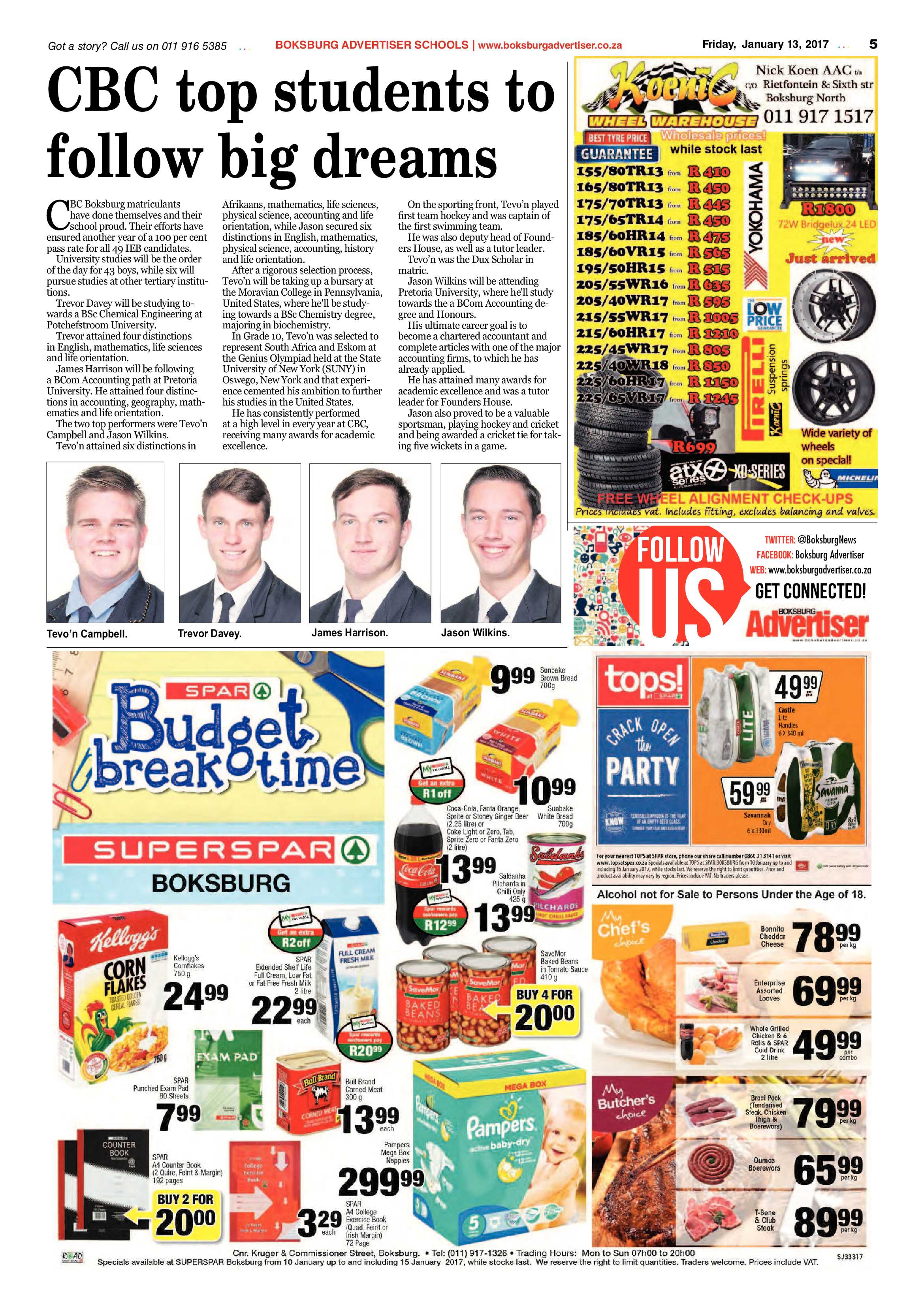 Boksburg Advertiser 10 January 2017 page 5