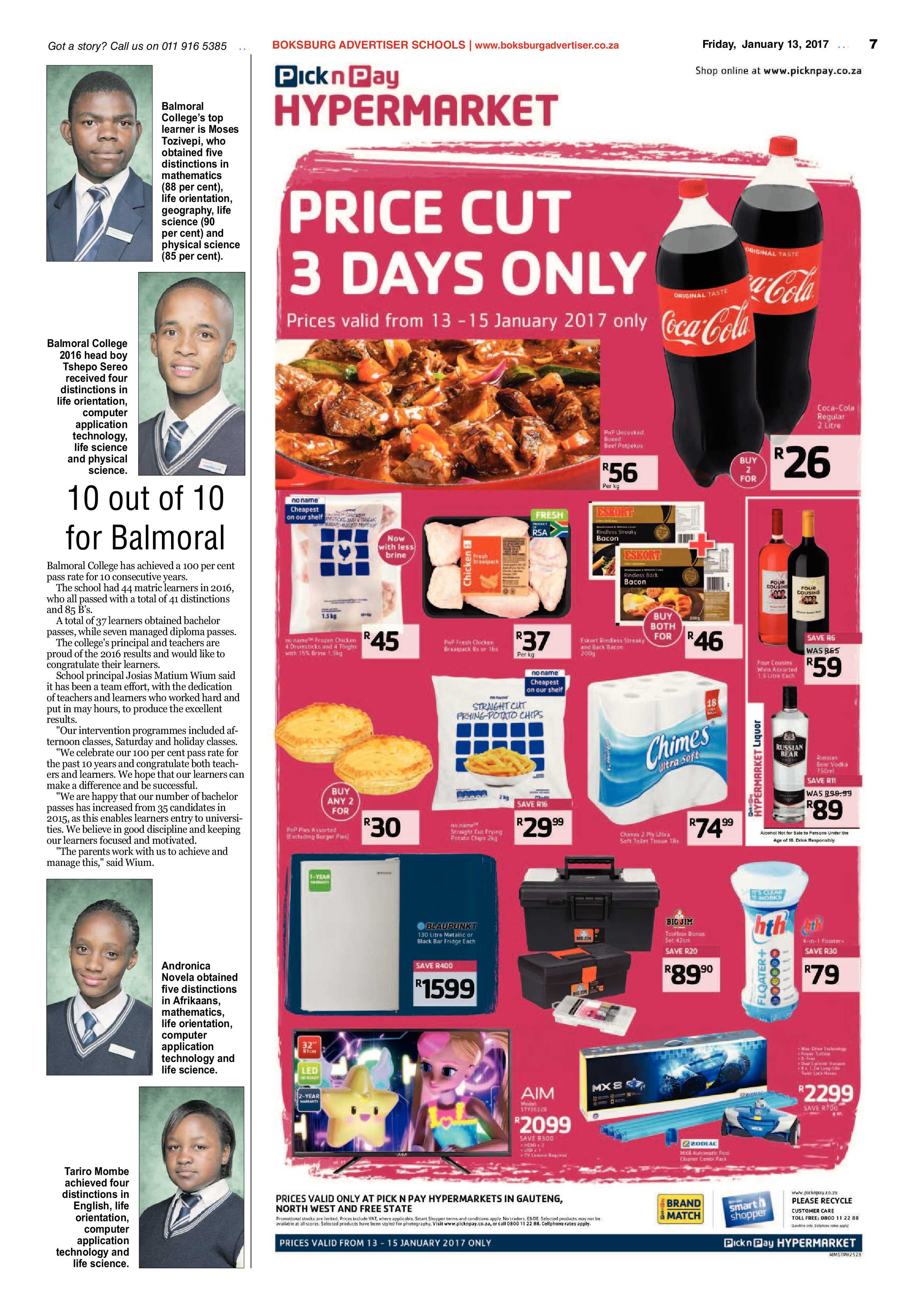 Boksburg Advertiser 10 January 2017 page 7