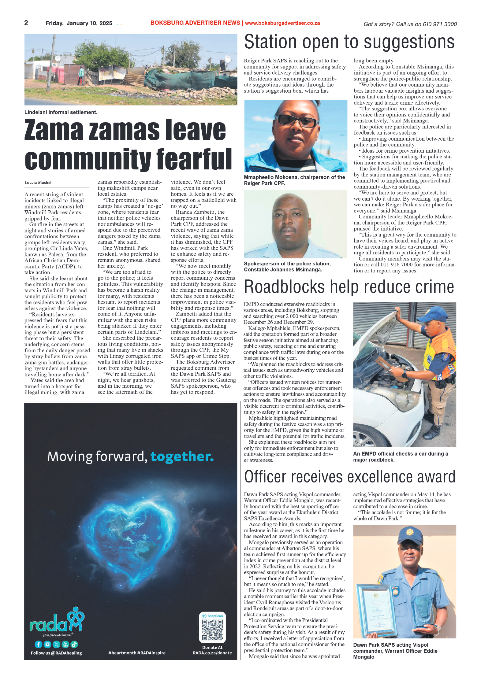 Boksburg Advertiser 10 January 2025 page 2
