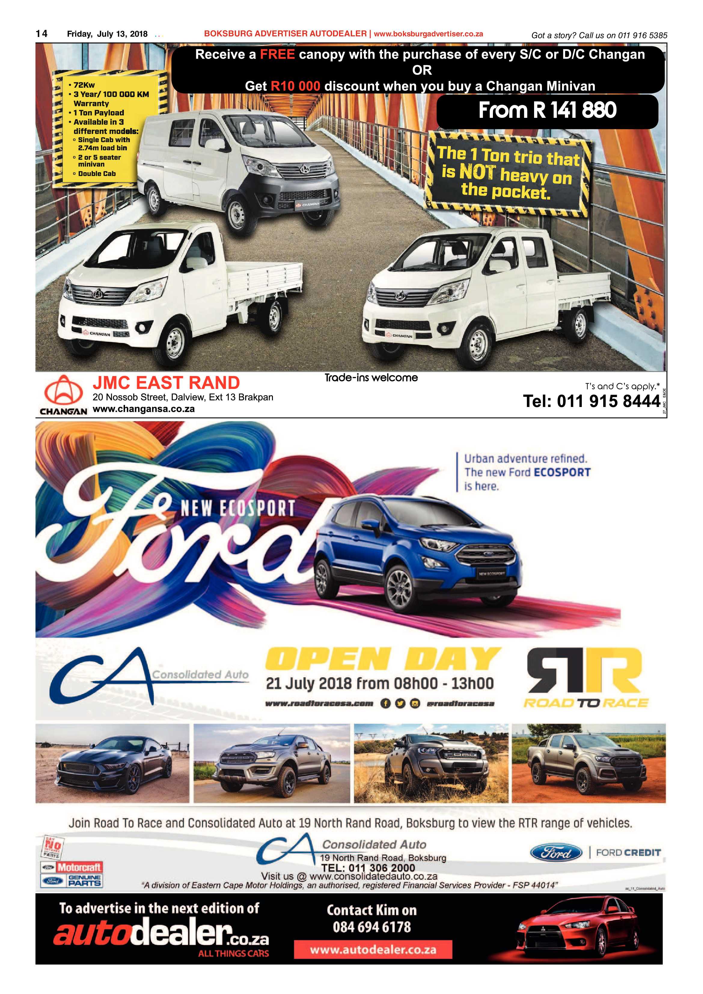 Boksburg Advertiser 10 July 2018 page 14