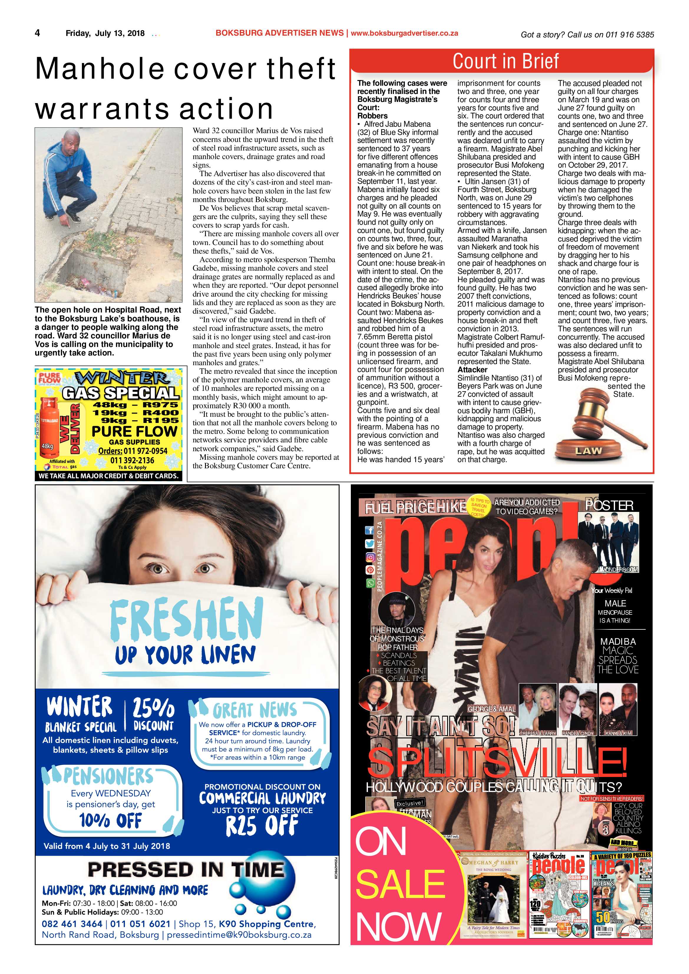 Boksburg Advertiser 10 July 2018 page 4