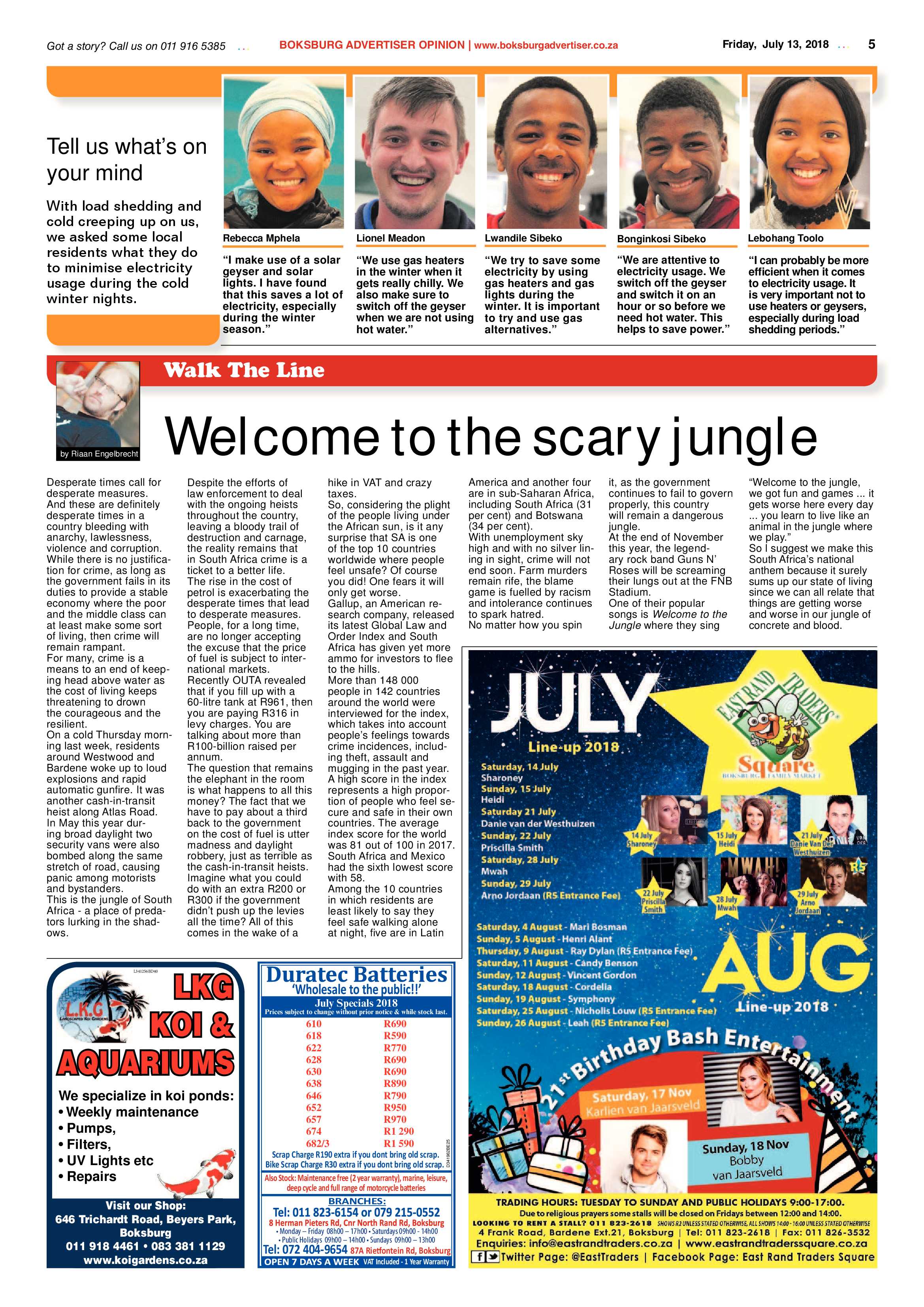 Boksburg Advertiser 10 July 2018 page 5