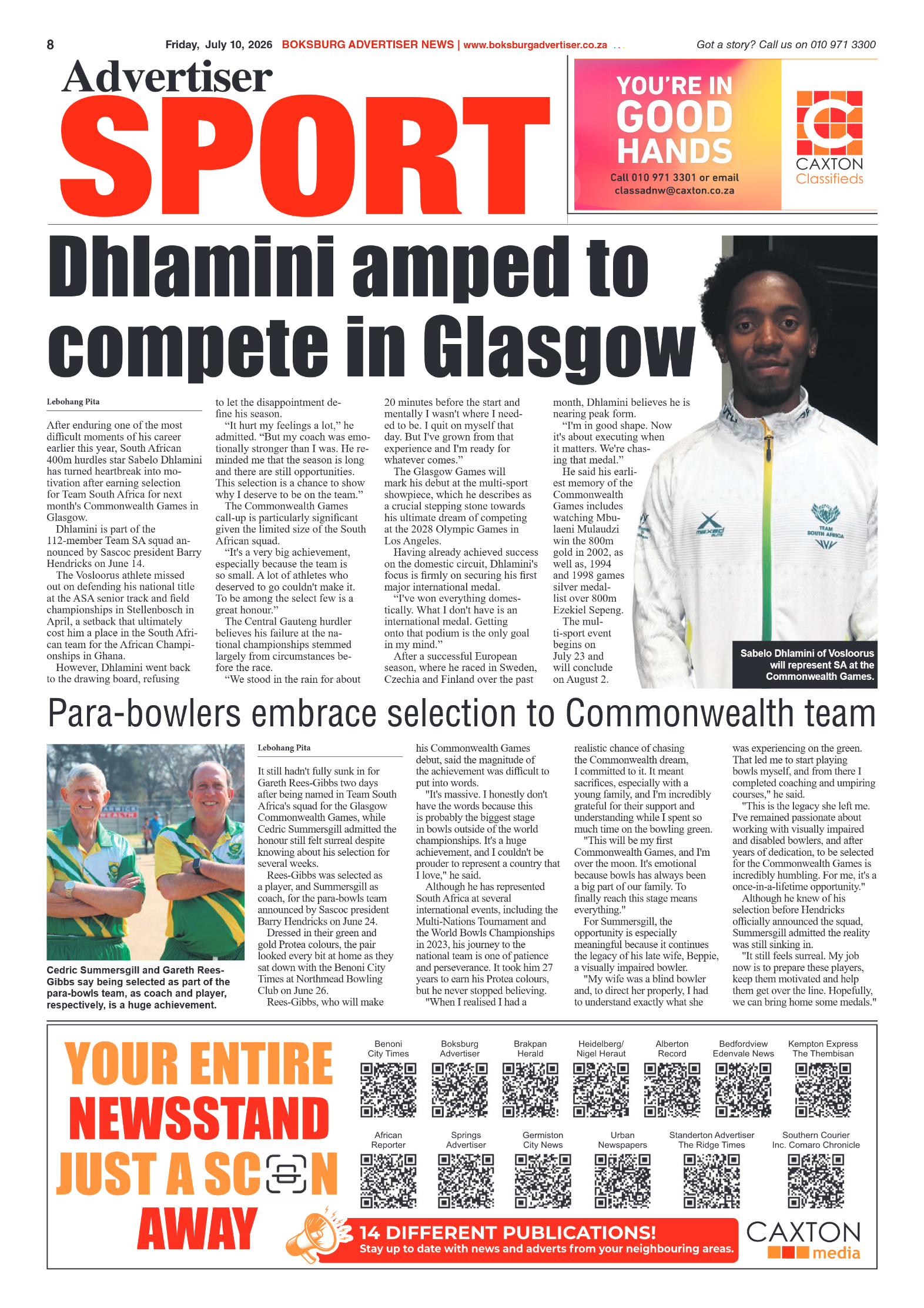 Boksburg Advertiser 10 July 2026 page 10