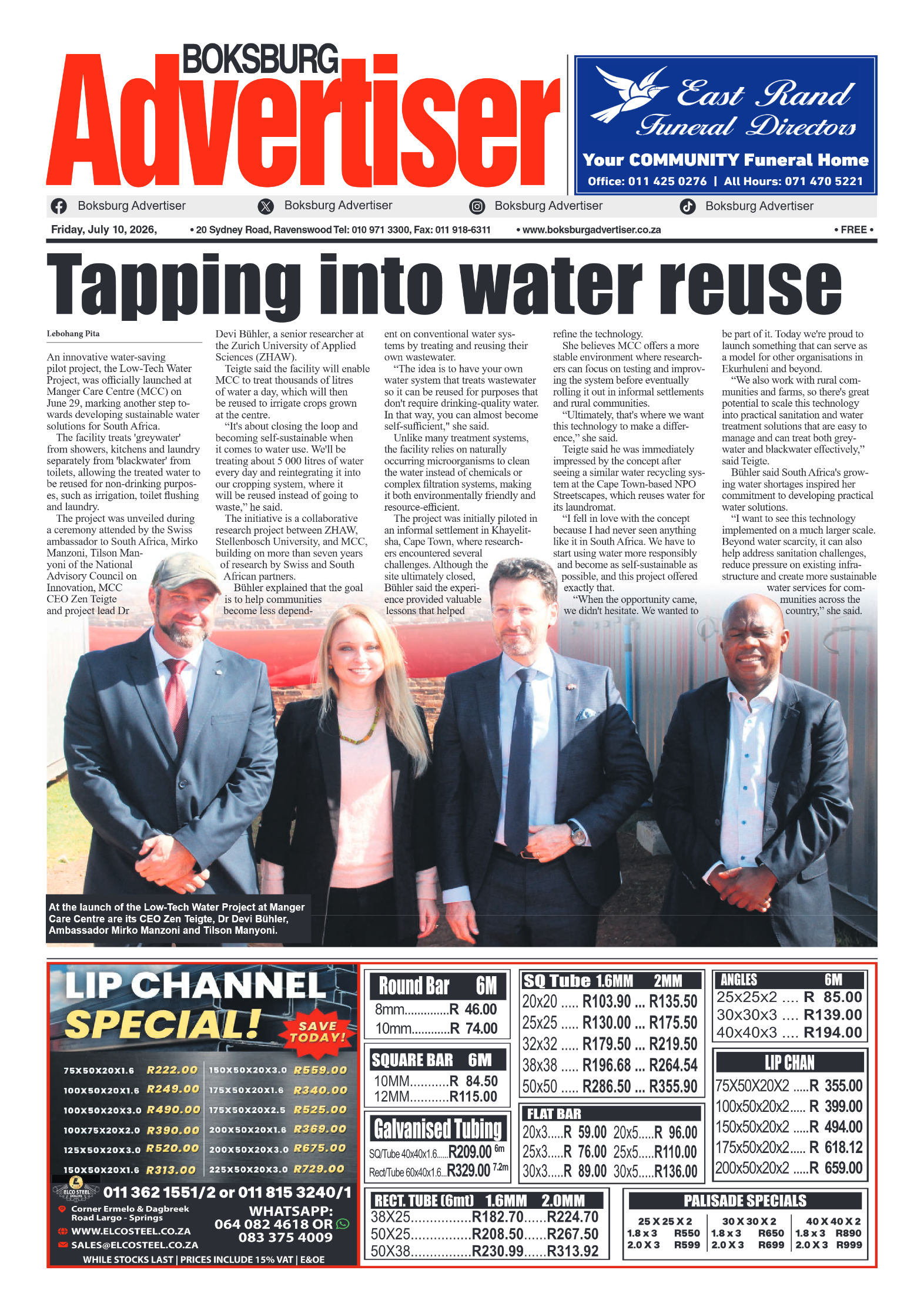 Boksburg Advertiser 10 July 2026 page 3
