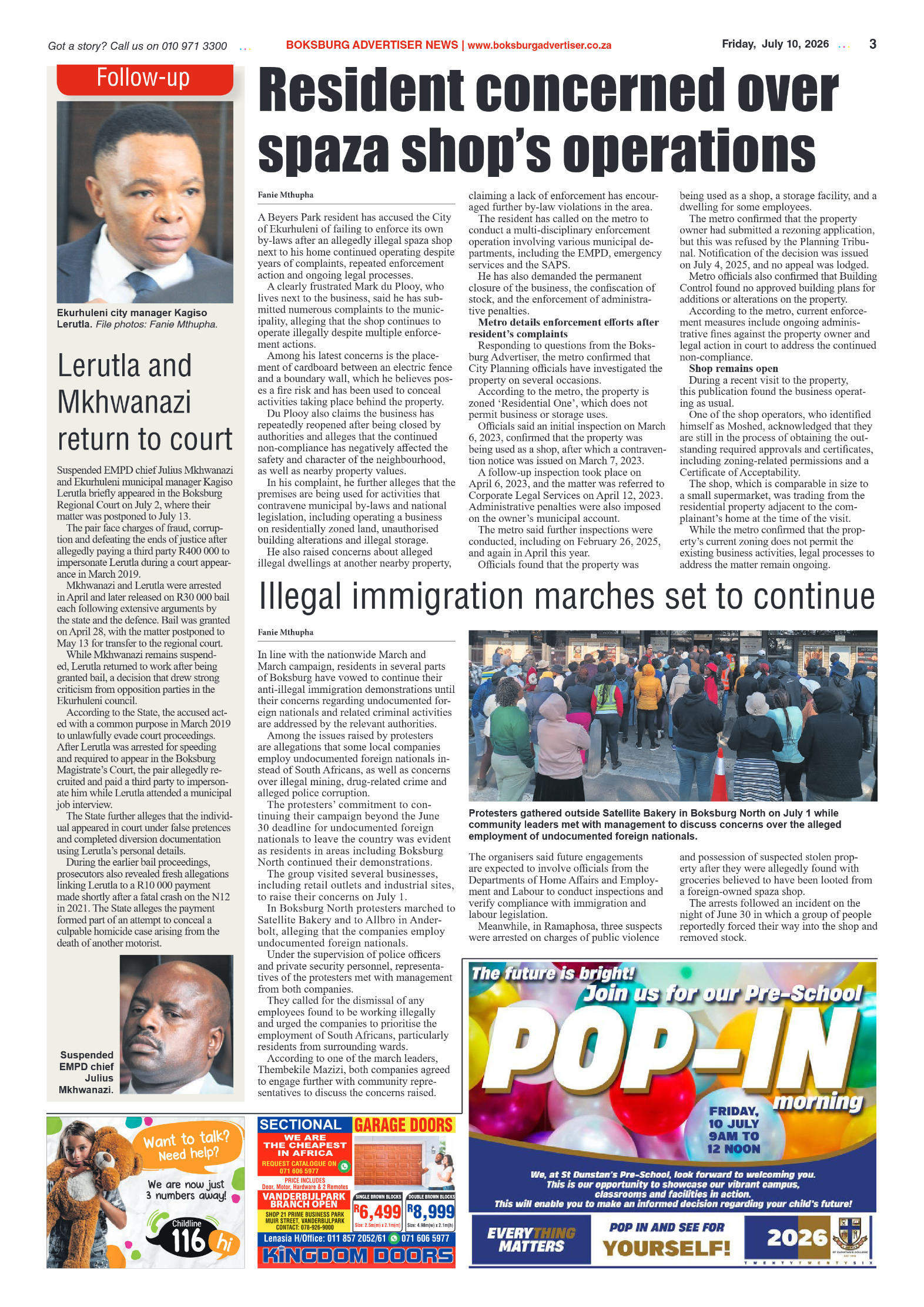 Boksburg Advertiser 10 July 2026 page 5