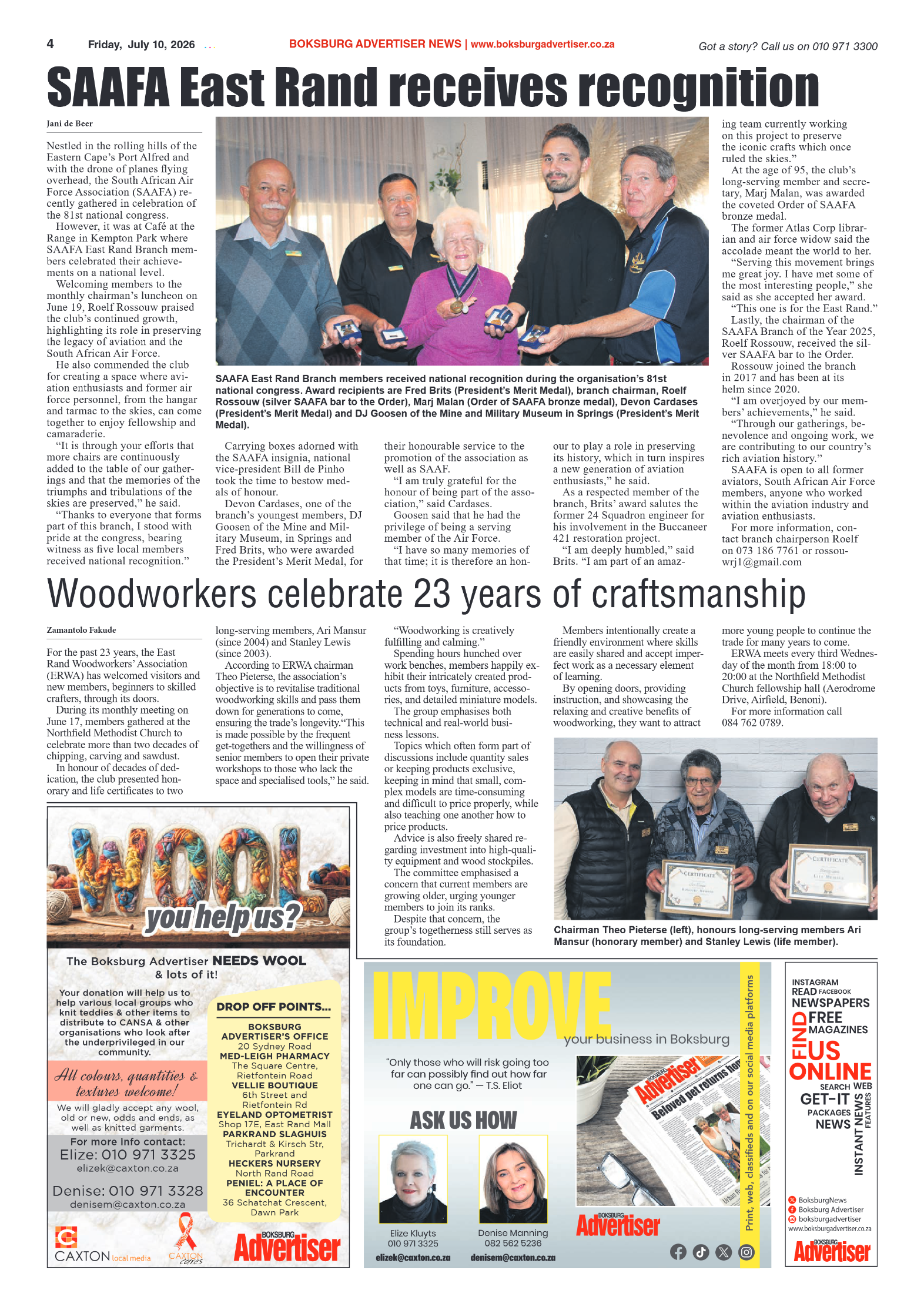 Boksburg Advertiser 10 July 2026 page 6