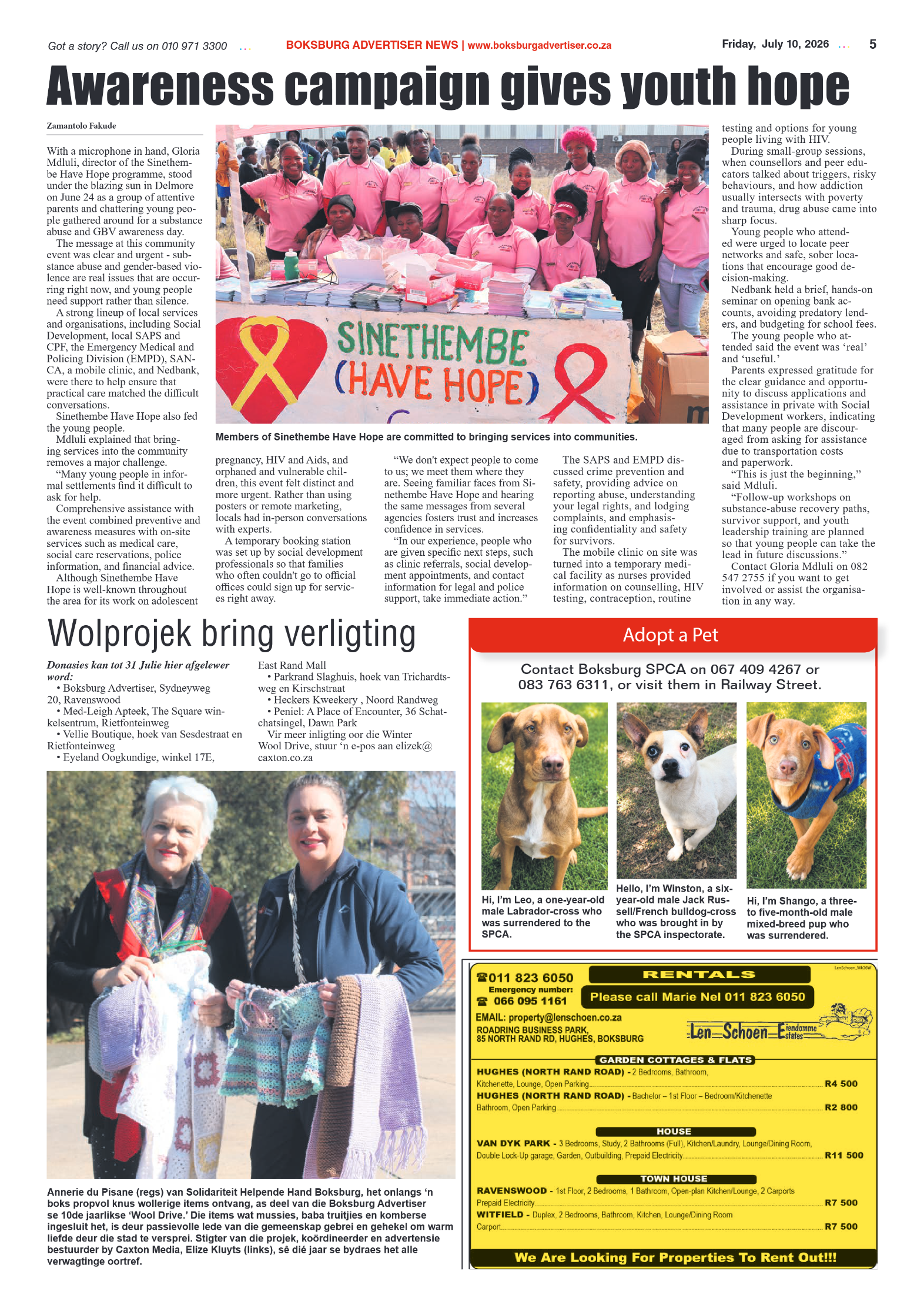 Boksburg Advertiser 10 July 2026 page 7