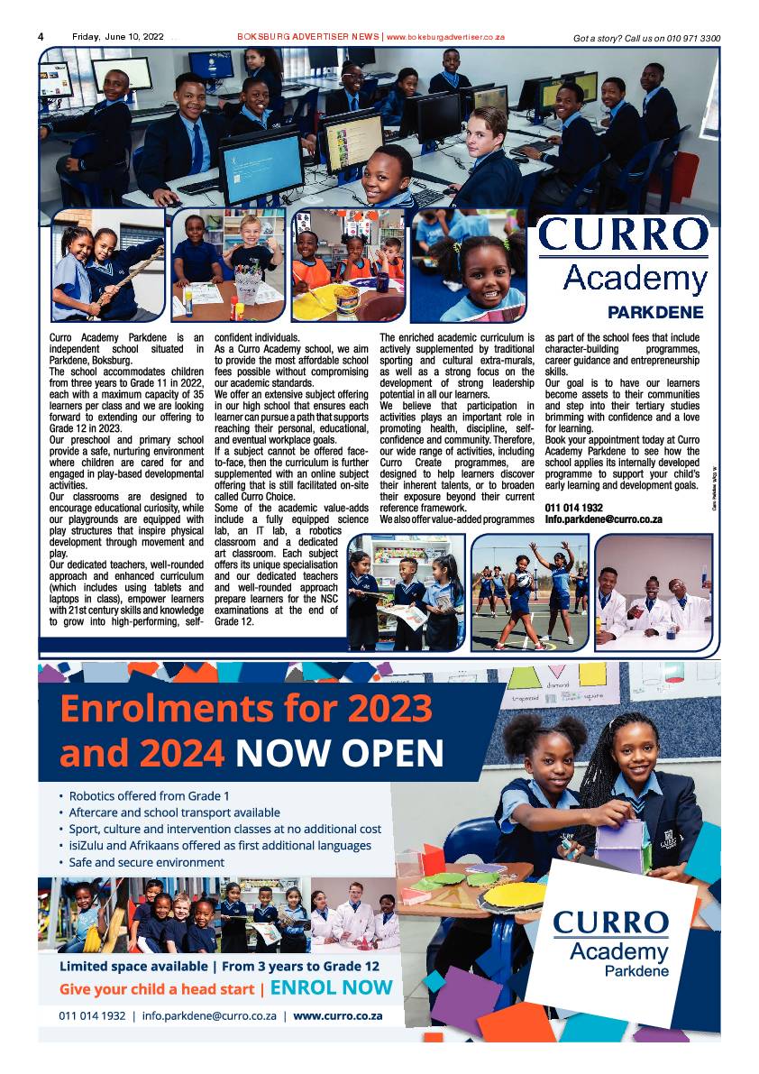 Boksburg Advertiser 10 June 2022 page 4
