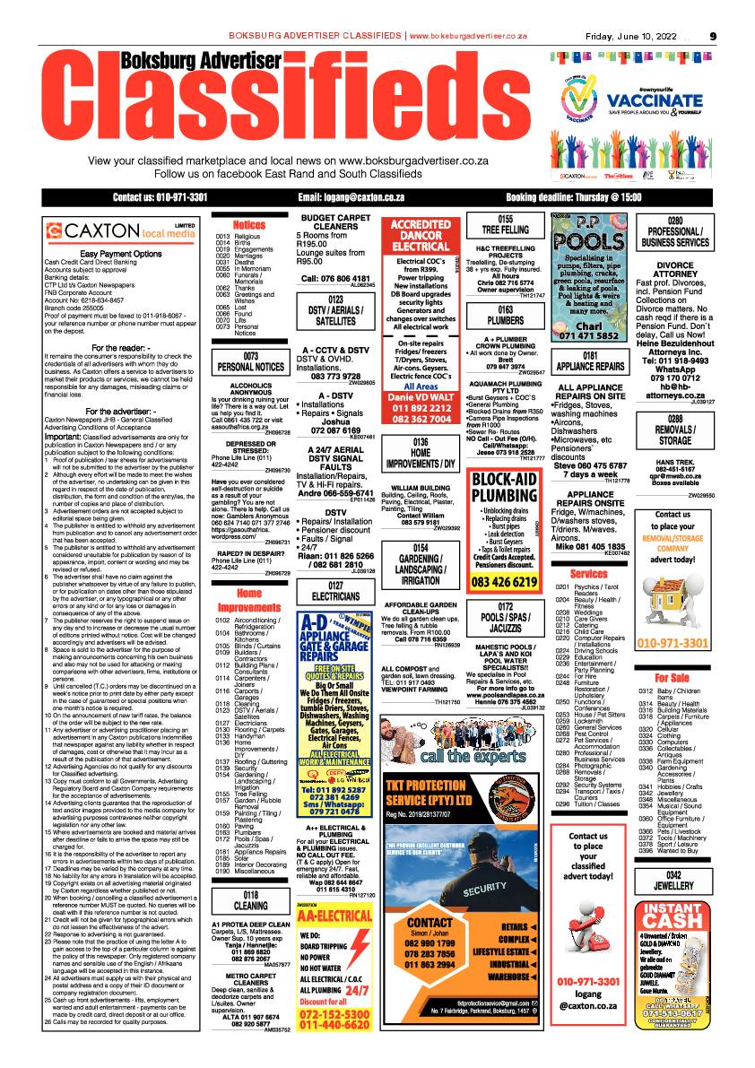 Boksburg Advertiser 10 June 2022 page 9