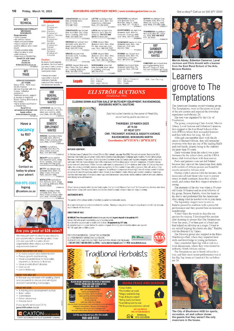 Boksburg Advertiser 10 March 2023 page 10