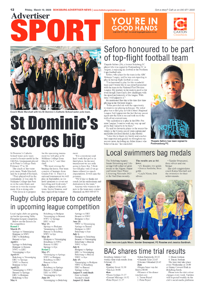 Boksburg Advertiser 10 March 2023 page 12