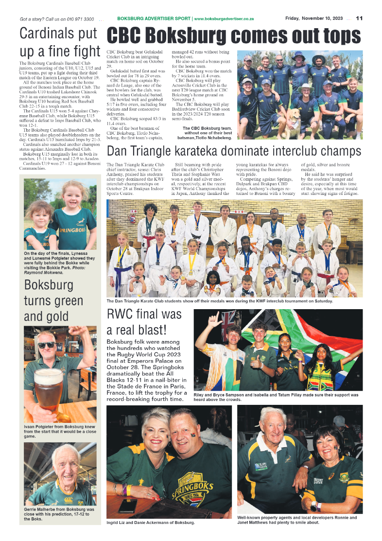 Boksburg Advertiser 10 November 2023 page 11