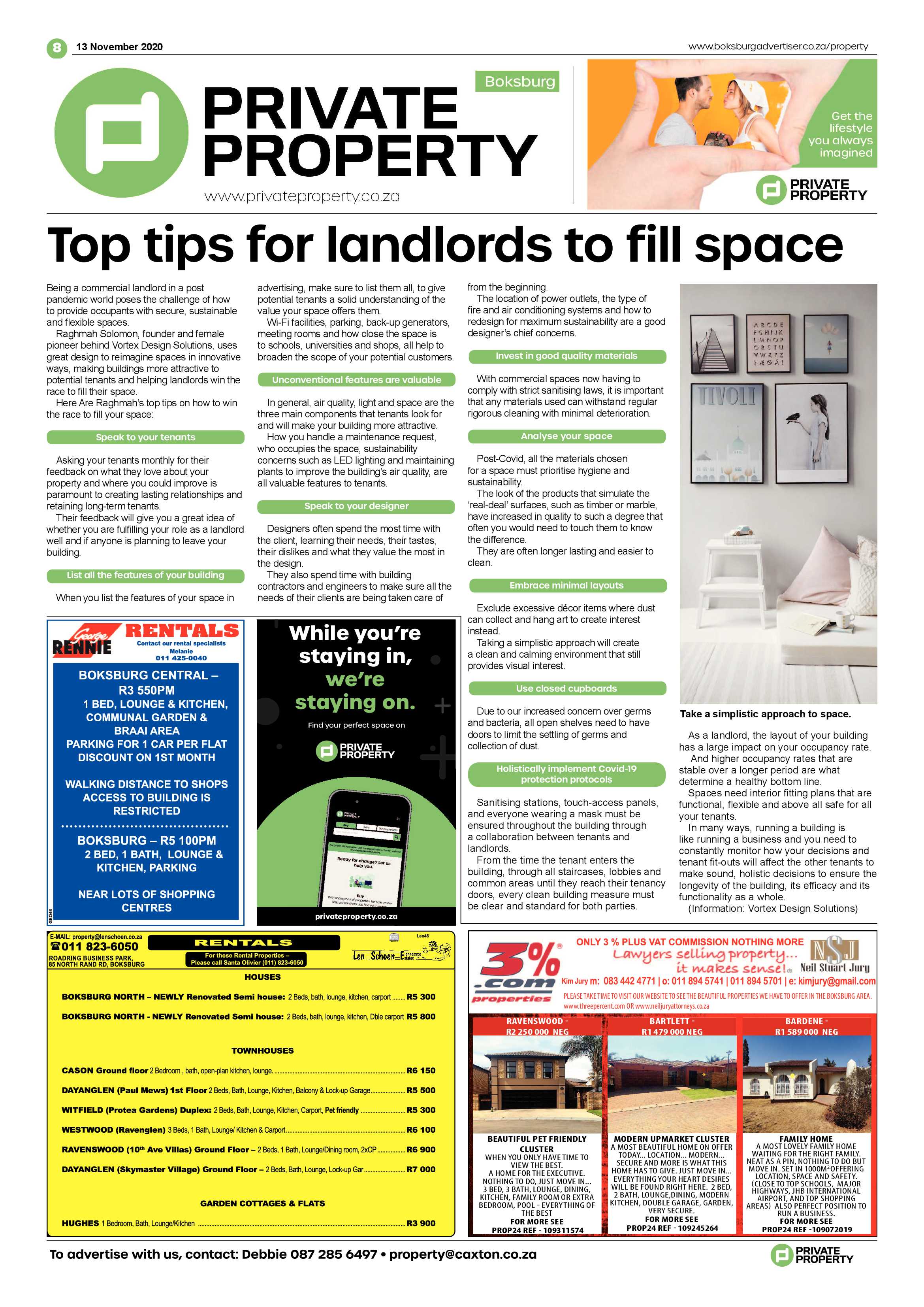 Boksburg Advertiser 10 November  2020 page 8