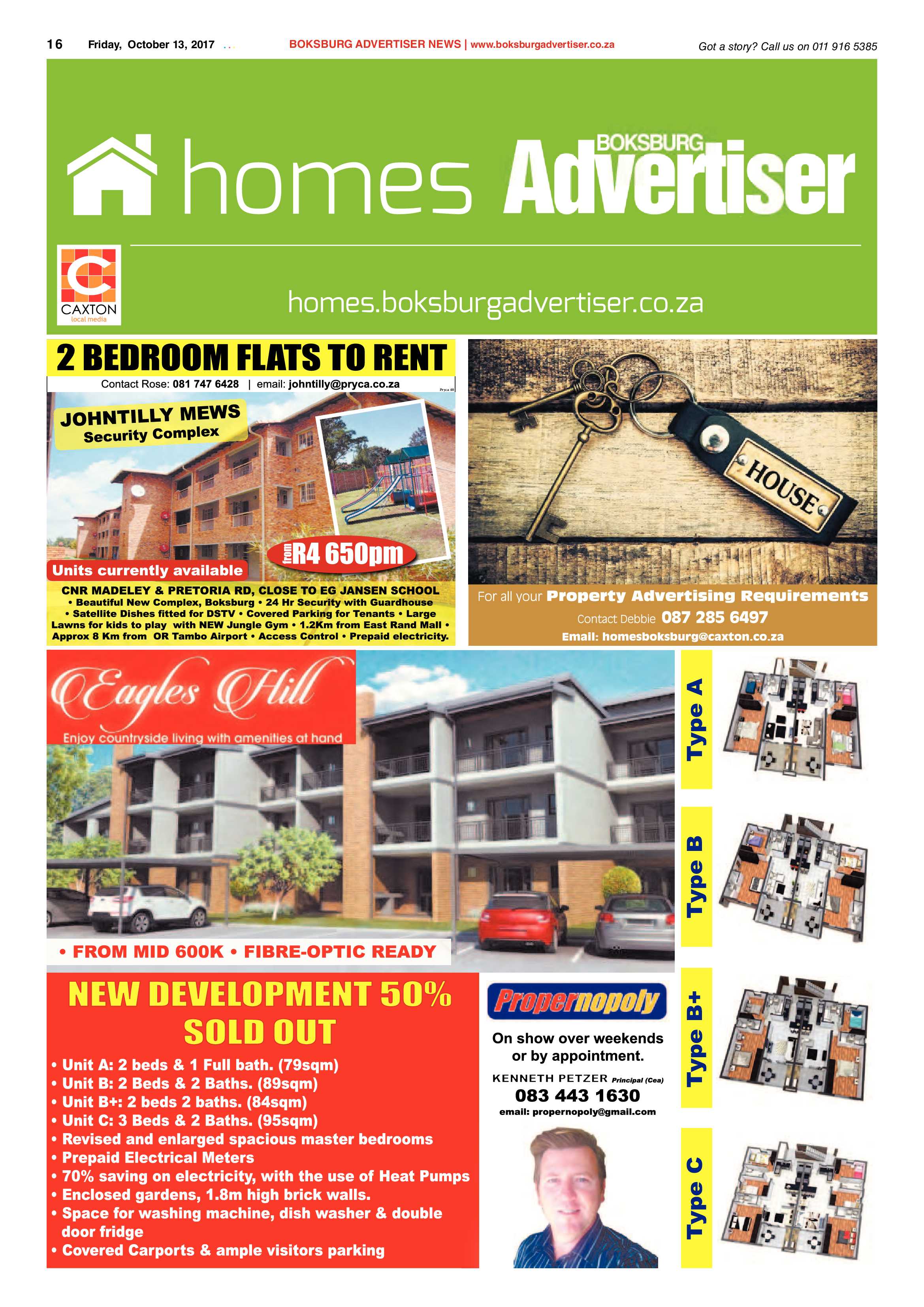 Boksburg Advertiser 10 October 2017 page 16