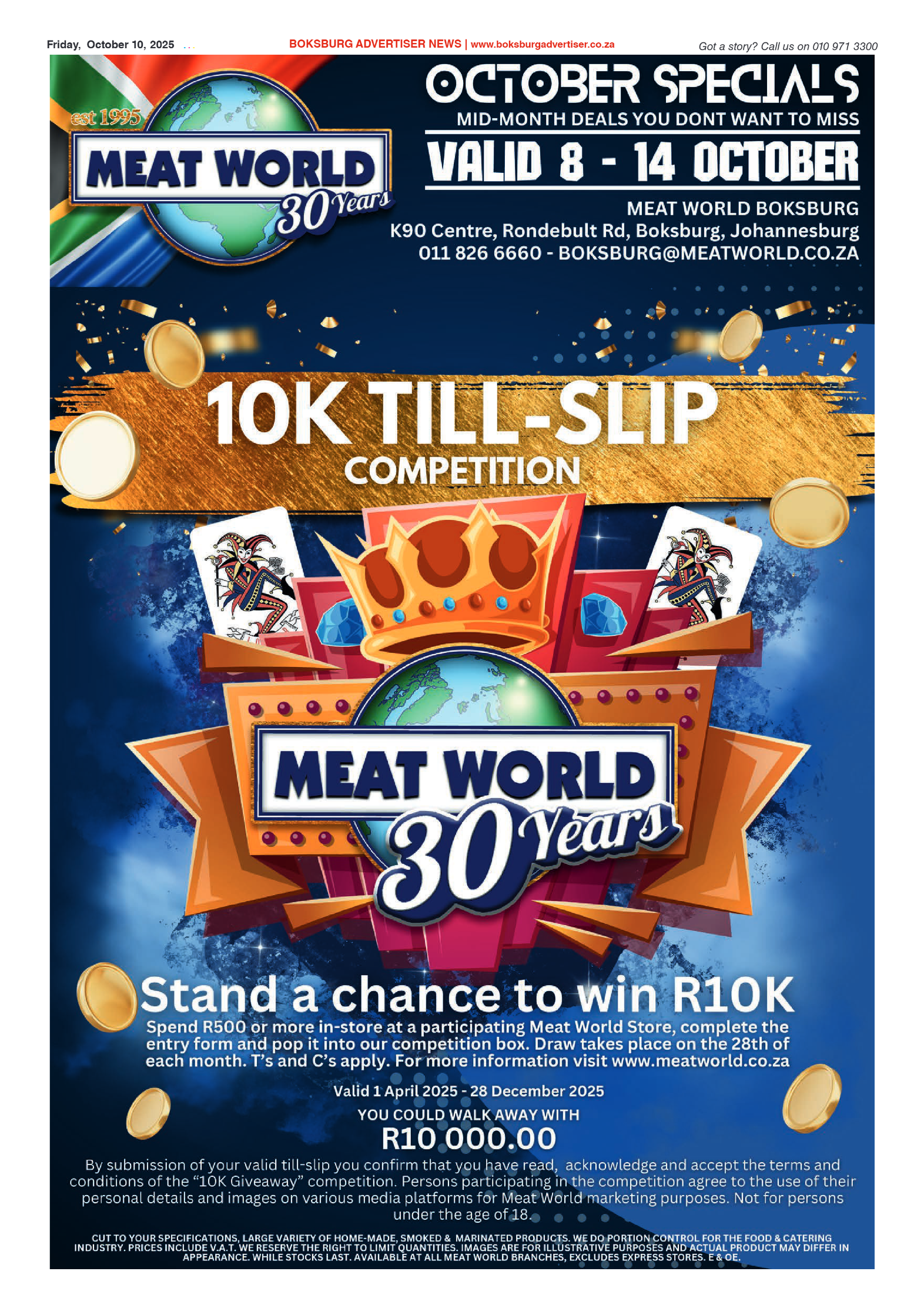 Boksburg Advertiser 10 October 2025 page 12