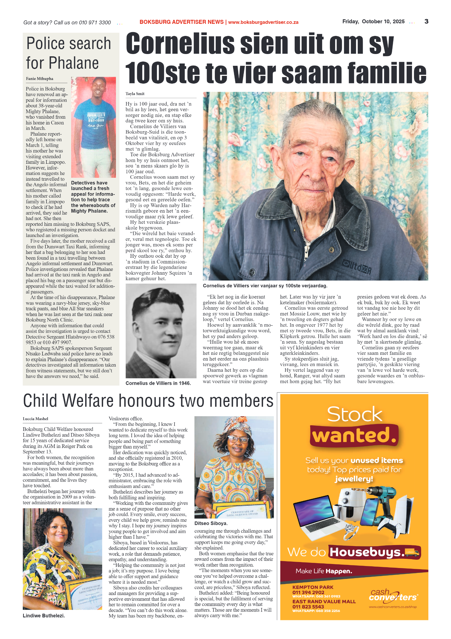 Boksburg Advertiser 10 October 2025 page 5