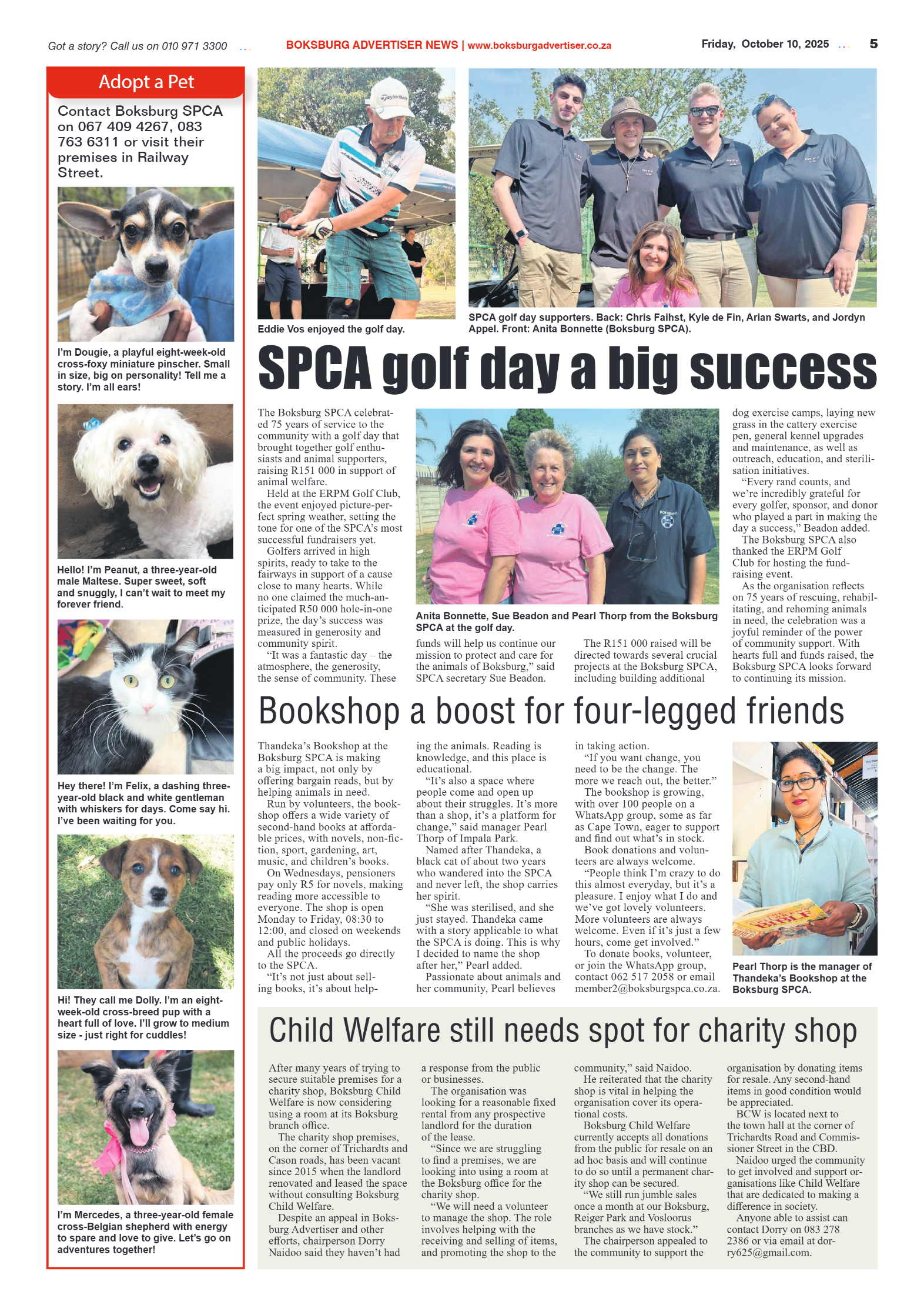 Boksburg Advertiser 10 October 2025 page 7