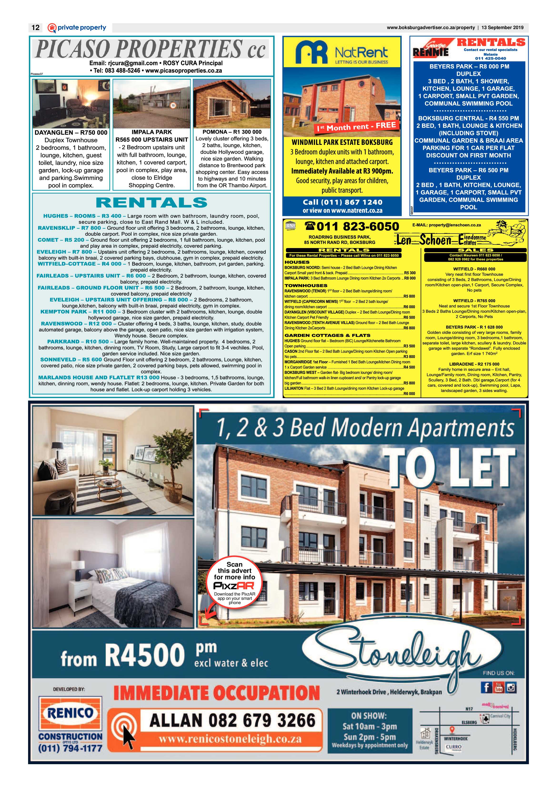 Boksburg Advertiser 10 September 2019 page 12