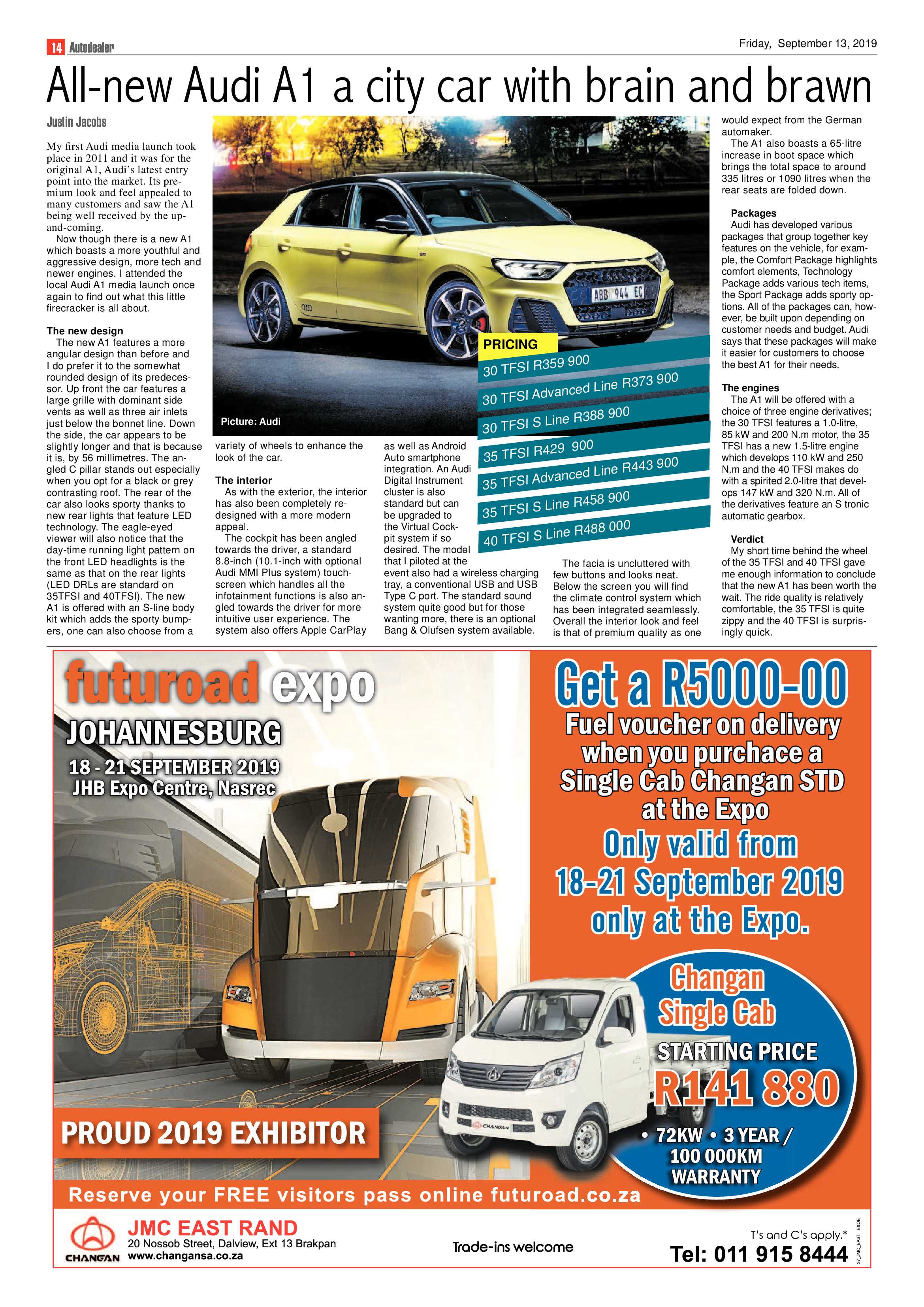 Boksburg Advertiser 10 September 2019 page 14