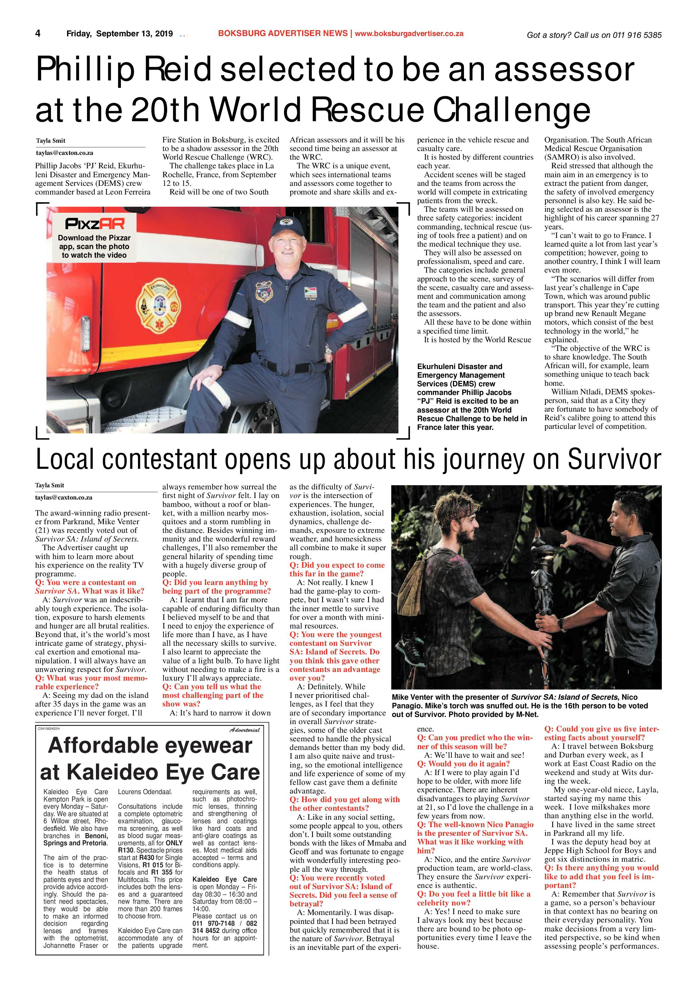 Boksburg Advertiser 10 September 2019 page 4