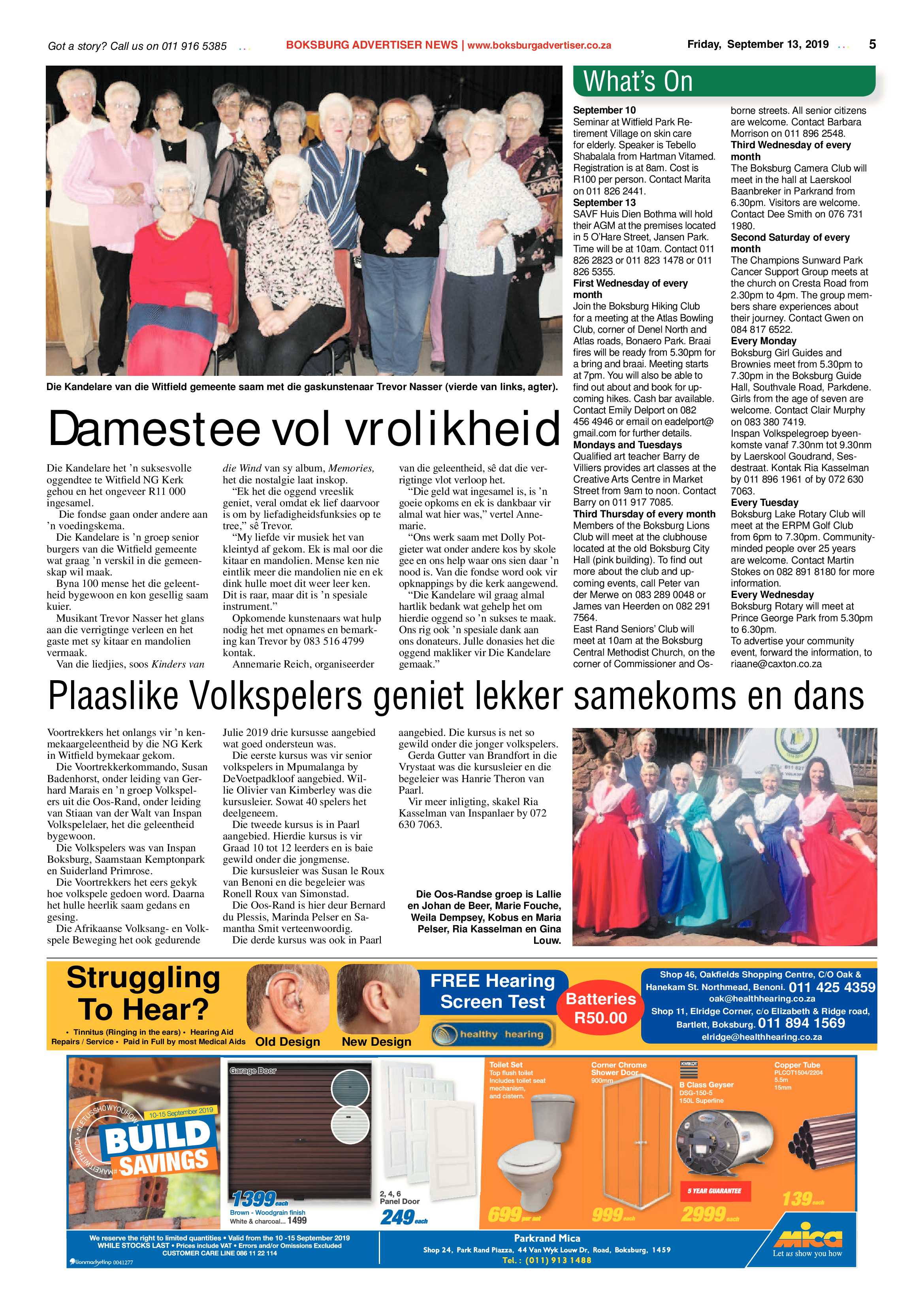 Boksburg Advertiser 10 September 2019 page 5