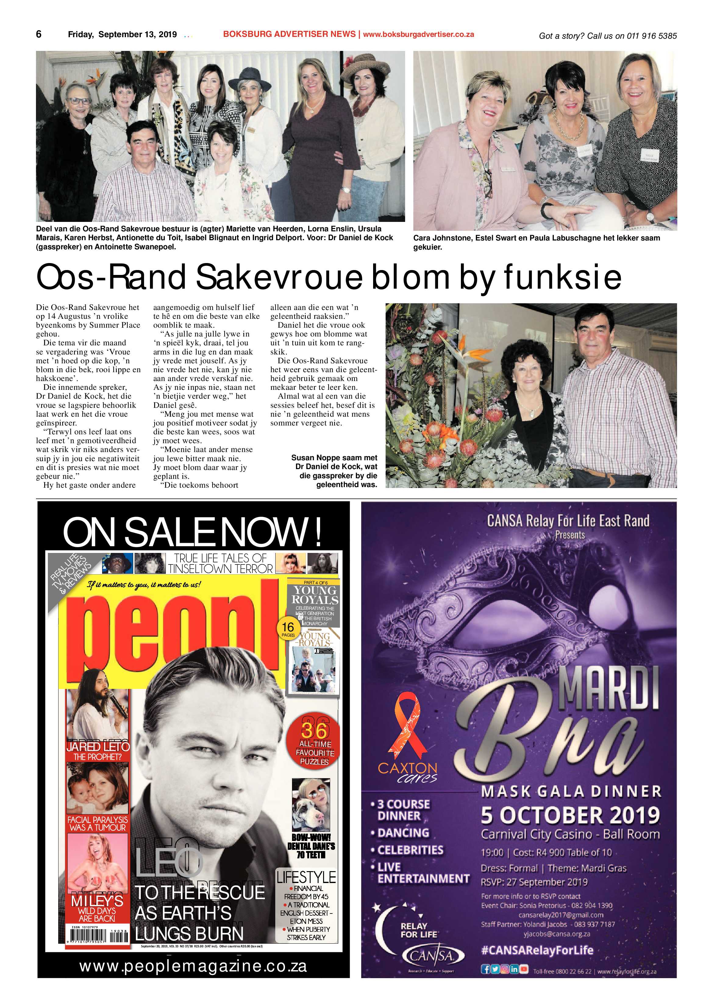 Boksburg Advertiser 10 September 2019 page 6