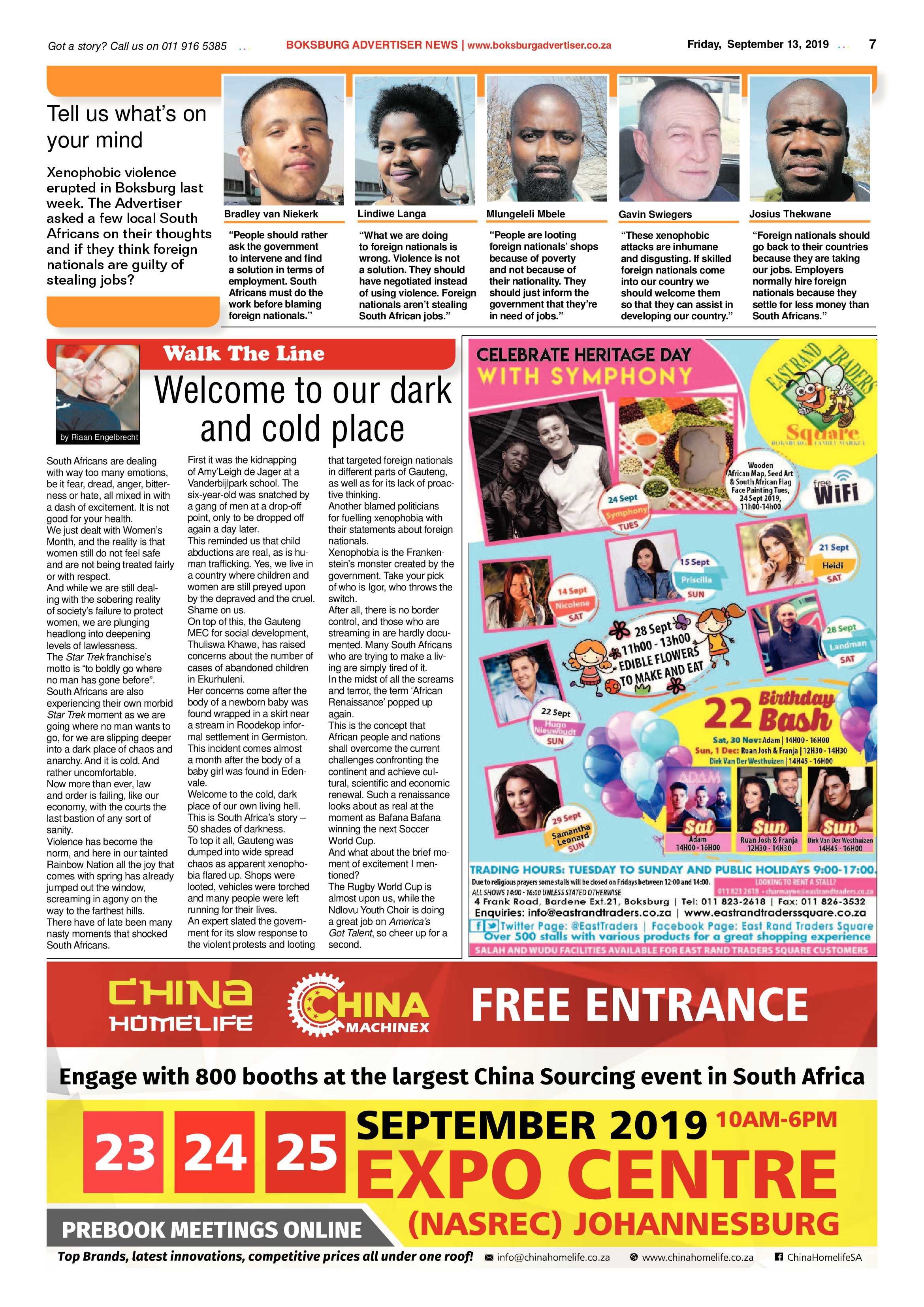 Boksburg Advertiser 10 September 2019 page 7