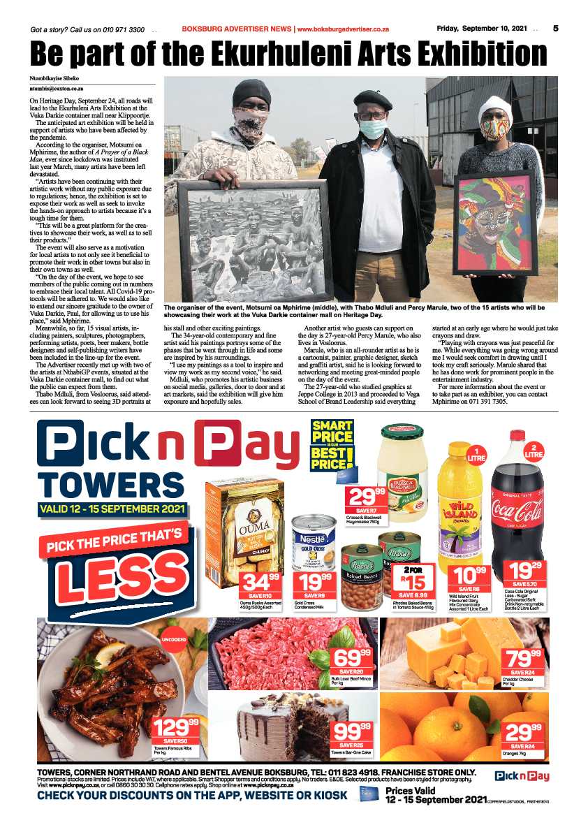 Boksburg Advertiser 10 September 2021 page 5